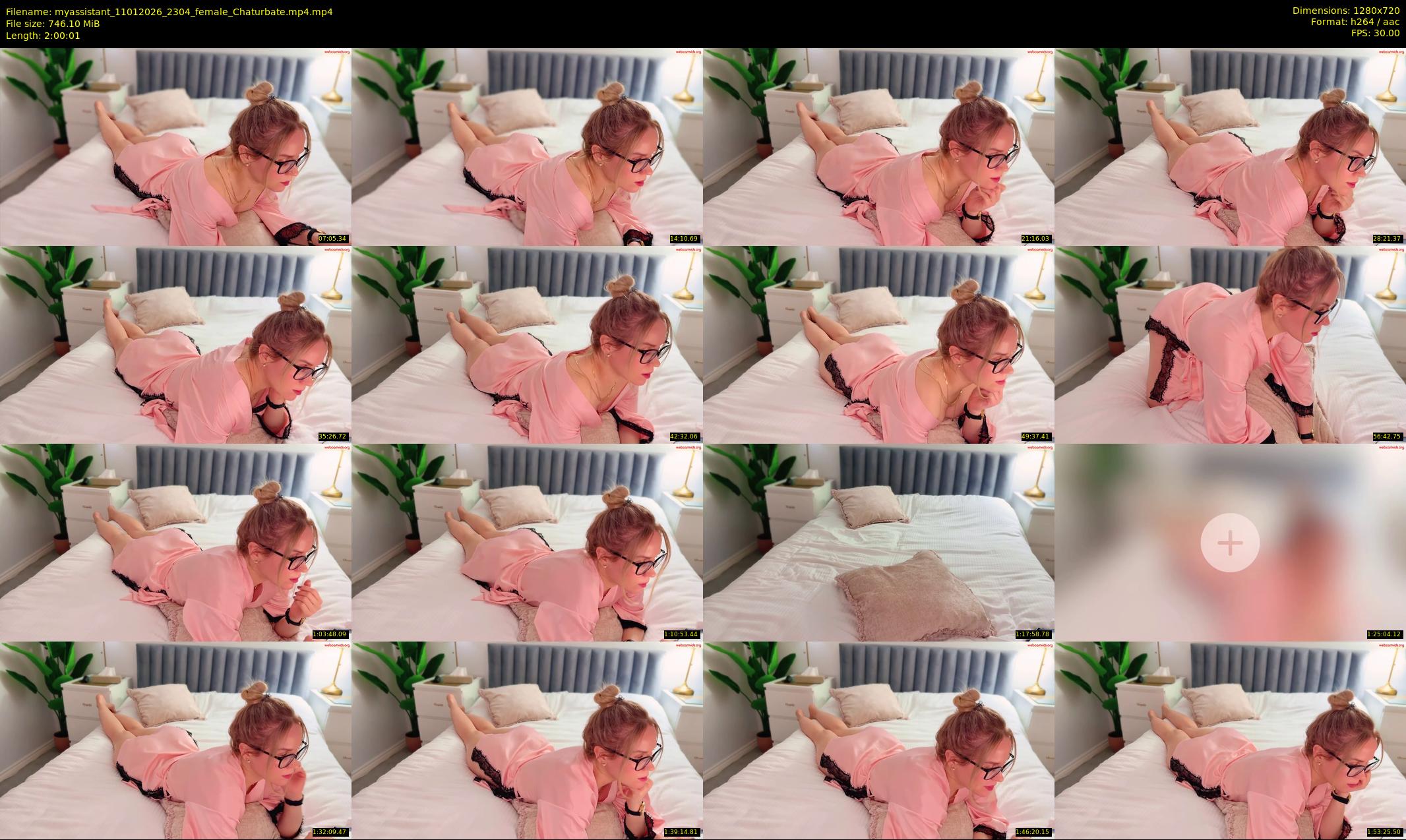 myassistant — 121 minute Chaturbate female cam show recording, 720p, Jan 11, 2026