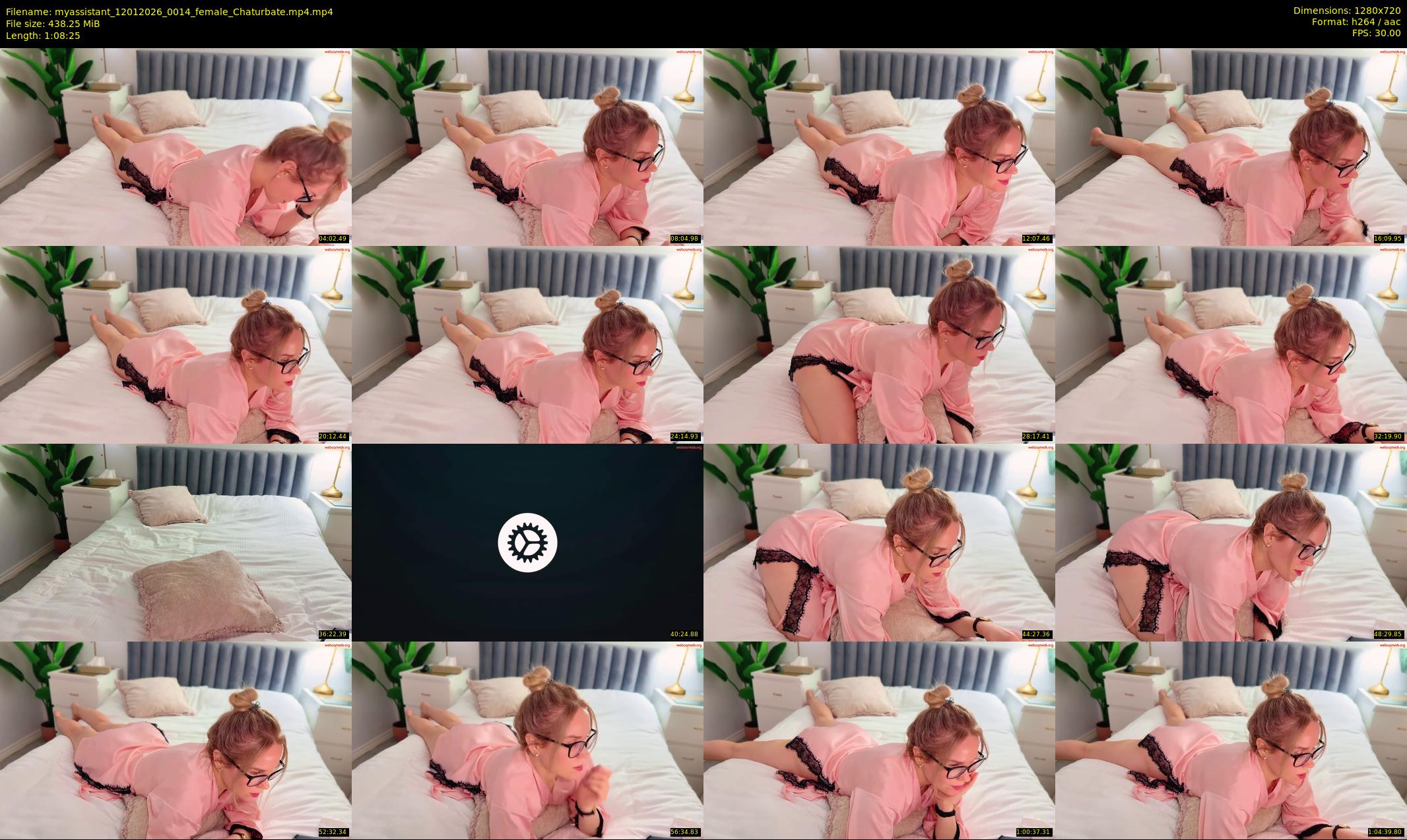 myassistant — 69 minute Chaturbate female cam show recording, 720p, Jan 12, 2026