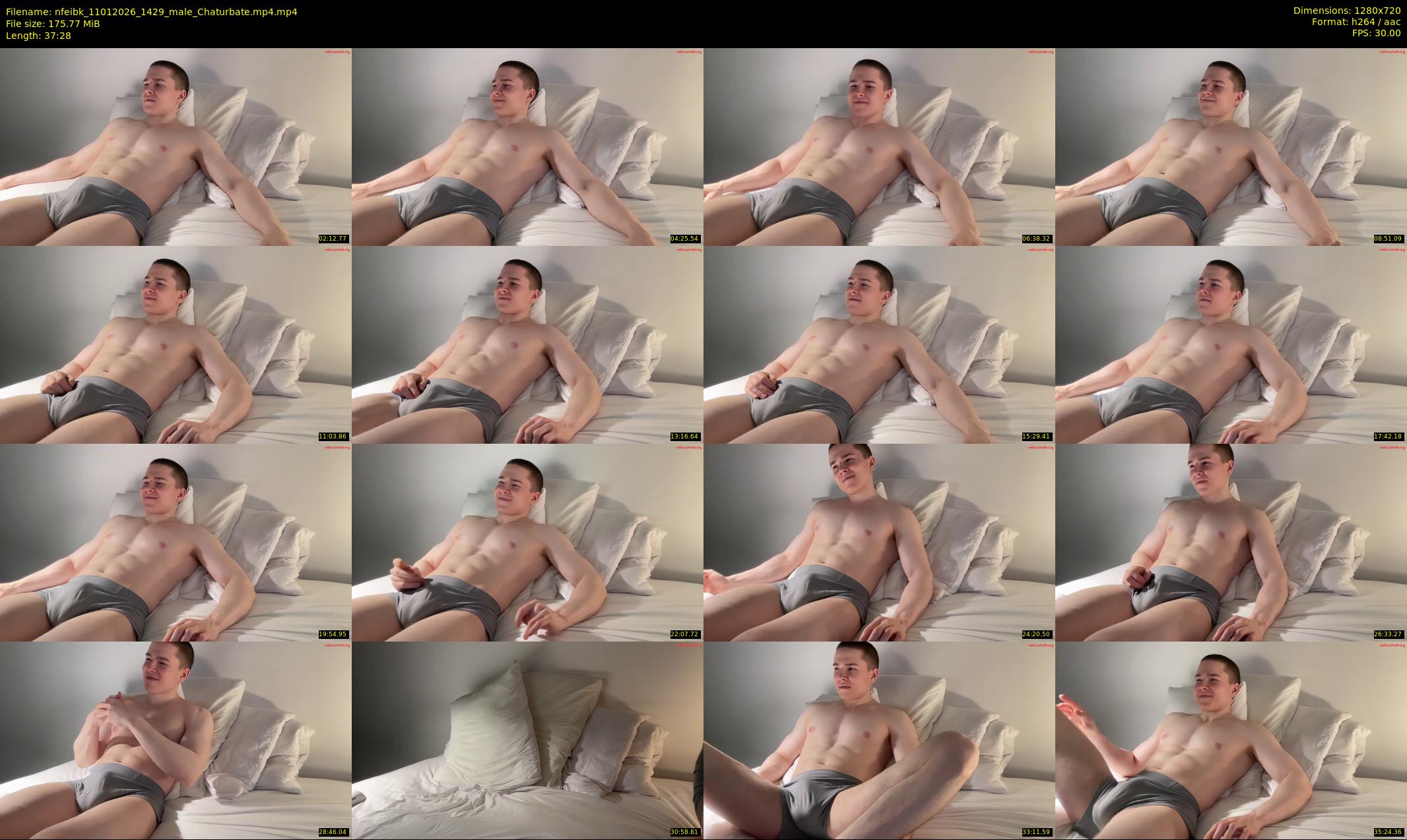 nfeibk — 38 minute Chaturbate male cam show recording, 720p, Jan 11, 2026