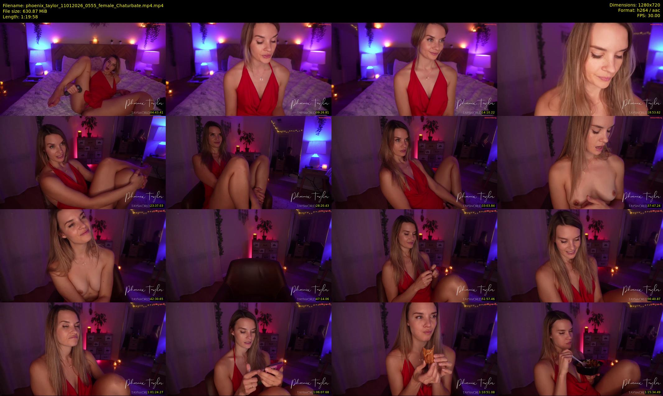 phoenix_taylor — 80 minute Chaturbate female cam show recording, 720p, Jan 11, 2026