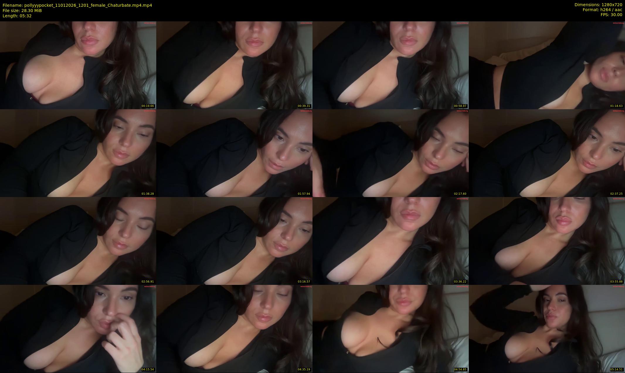 pollyyypocket — 6 minute Chaturbate female cam show recording, 720p, Jan 11, 2026