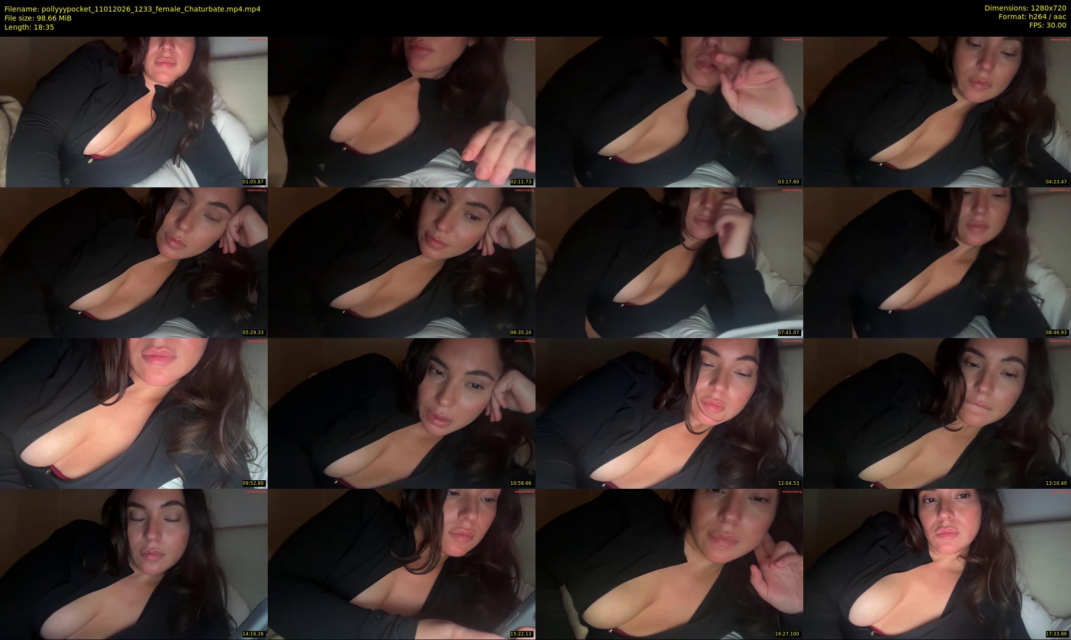 pollyyypocket — 19 minute Chaturbate female cam show recording, 720p, Jan 11, 2026