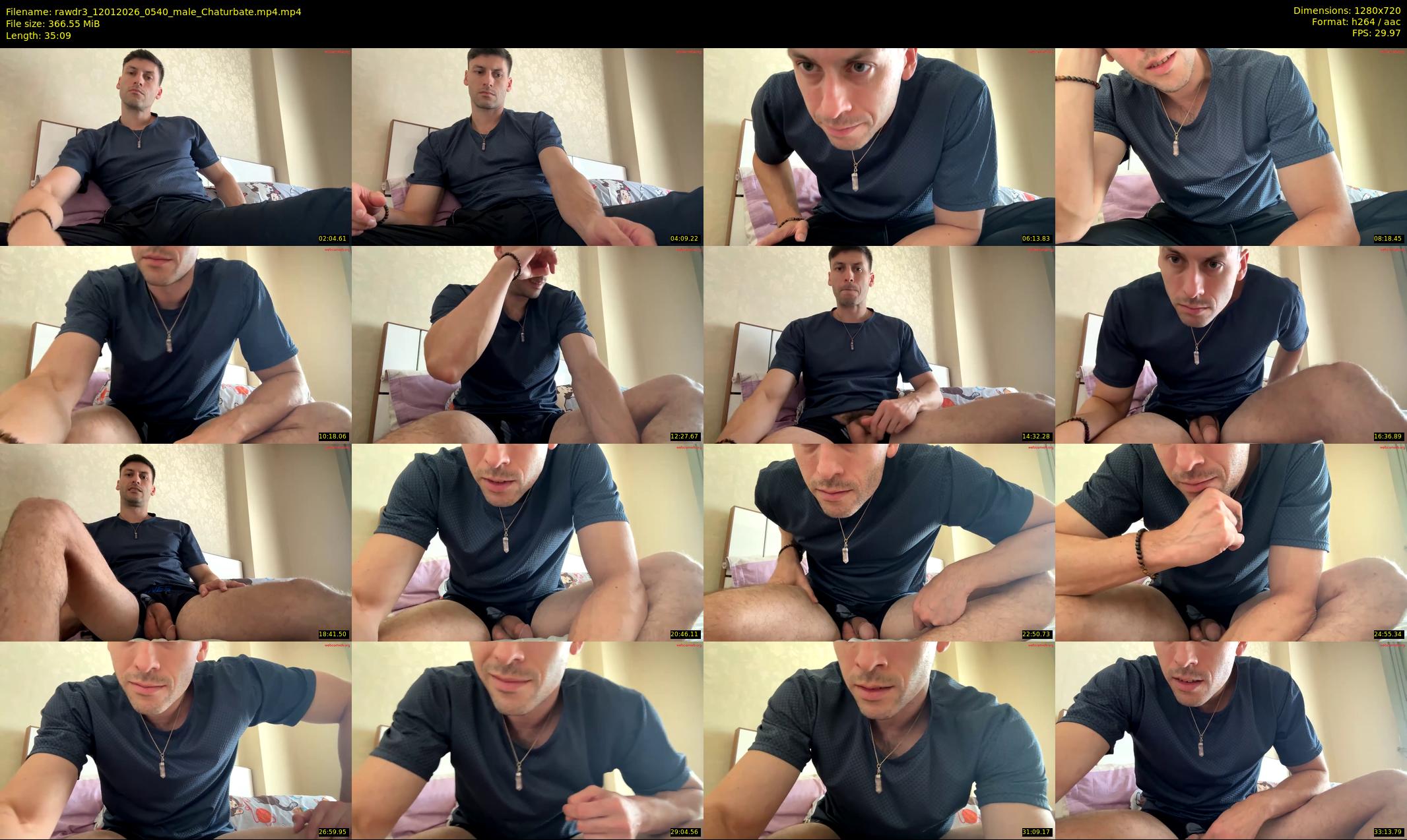 rawdr3 — 36 minute Chaturbate male cam show recording, 720p, Jan 12, 2026