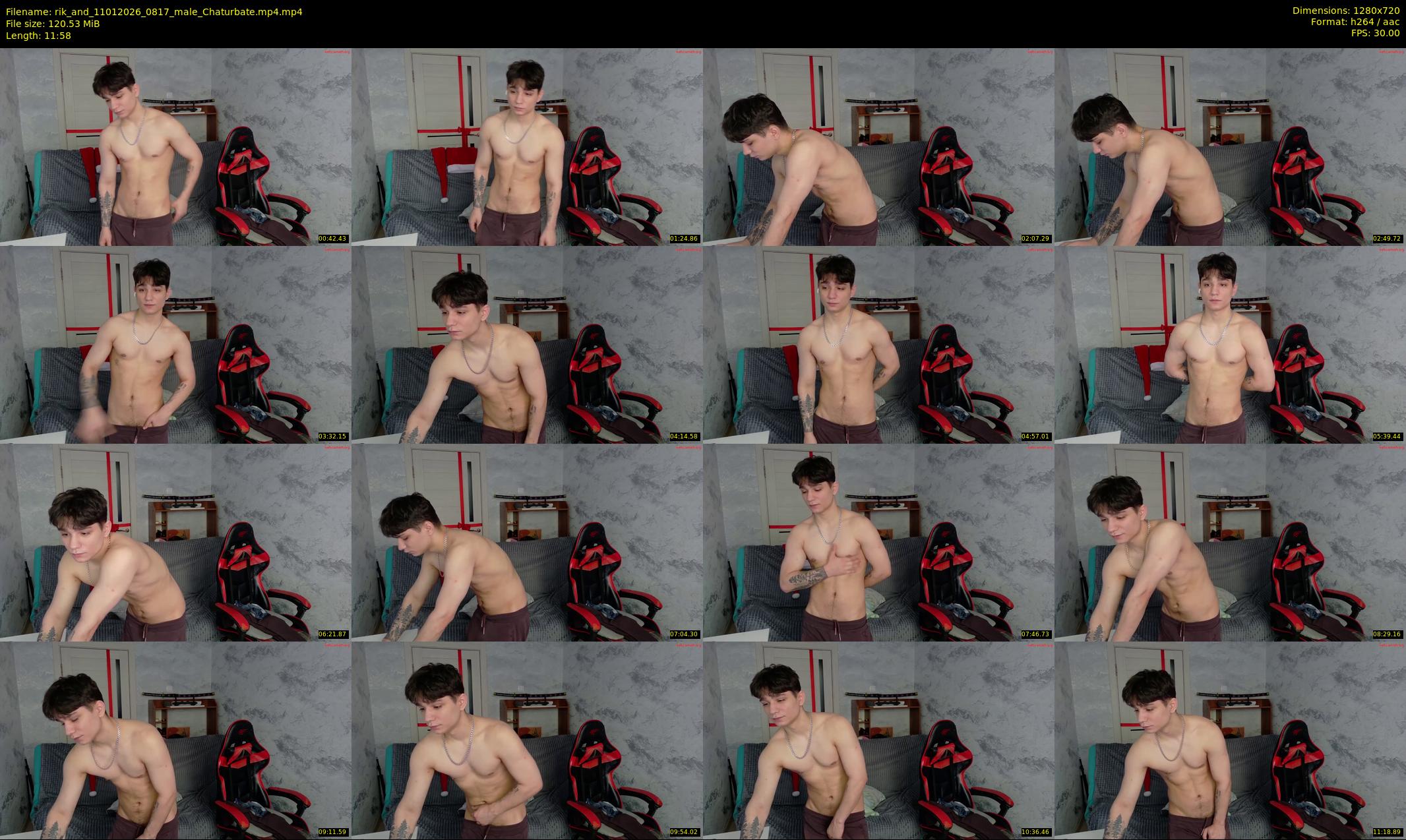 rik_and — 12 minute Chaturbate male cam show recording, 720p, Jan 11, 2026
