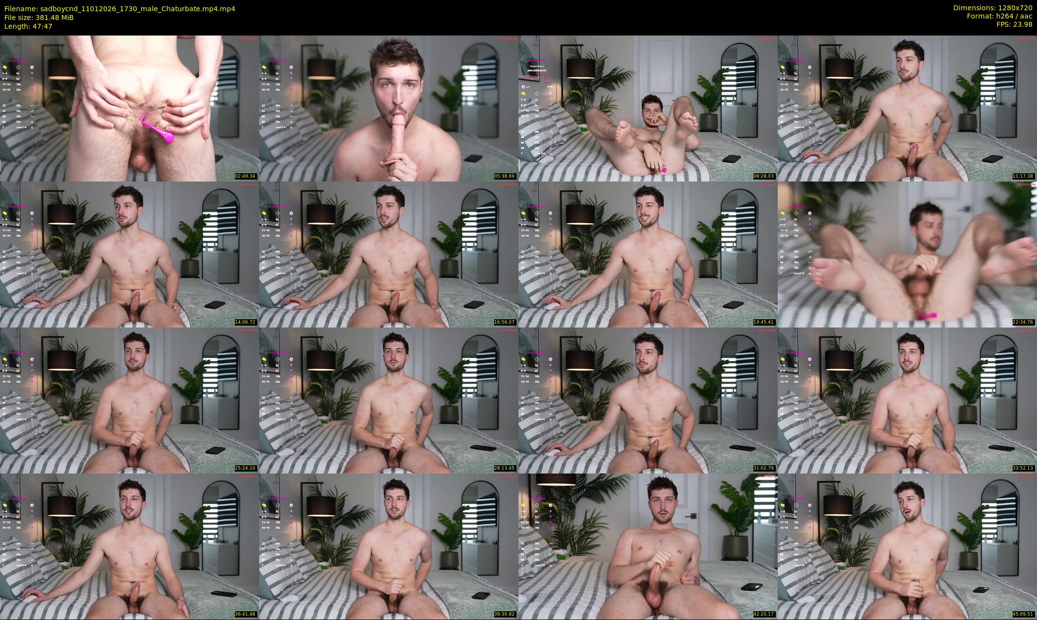 sadboycnd — 48 minute Chaturbate male cam show recording, 720p, Jan 11, 2026