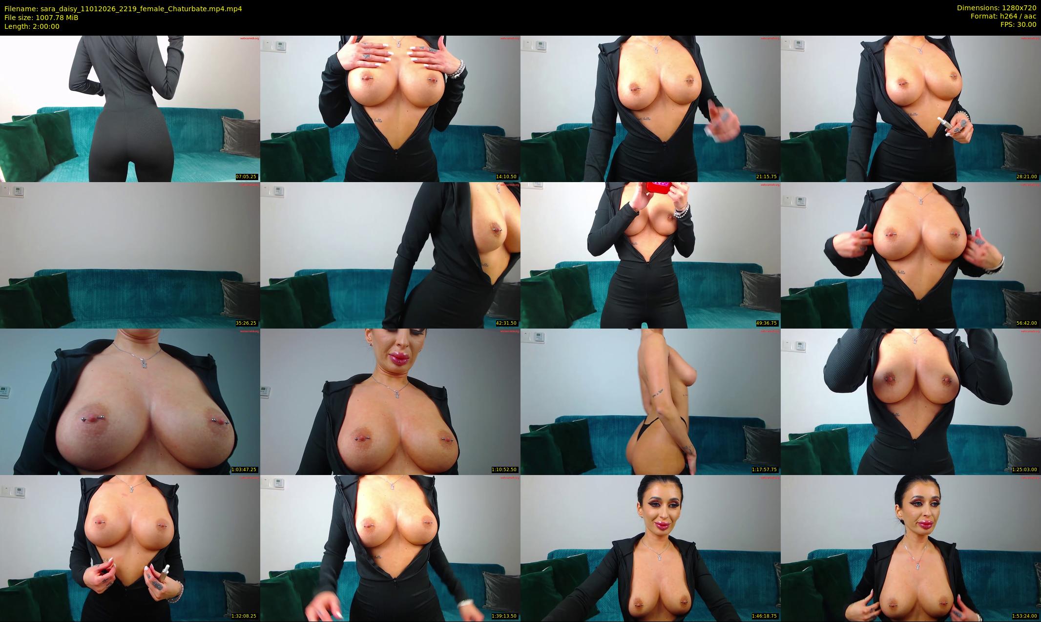 sara_daisy — 120 minute Chaturbate female cam show recording, 720p, Jan 11, 2026