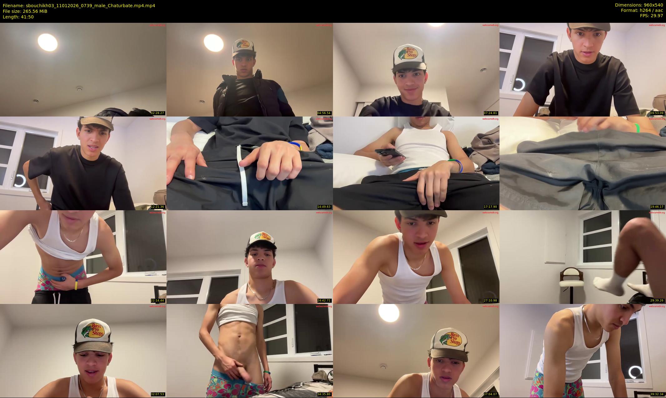 sbouchikh03 — 42 minute Chaturbate male cam show recording, 480p, Jan 11, 2026