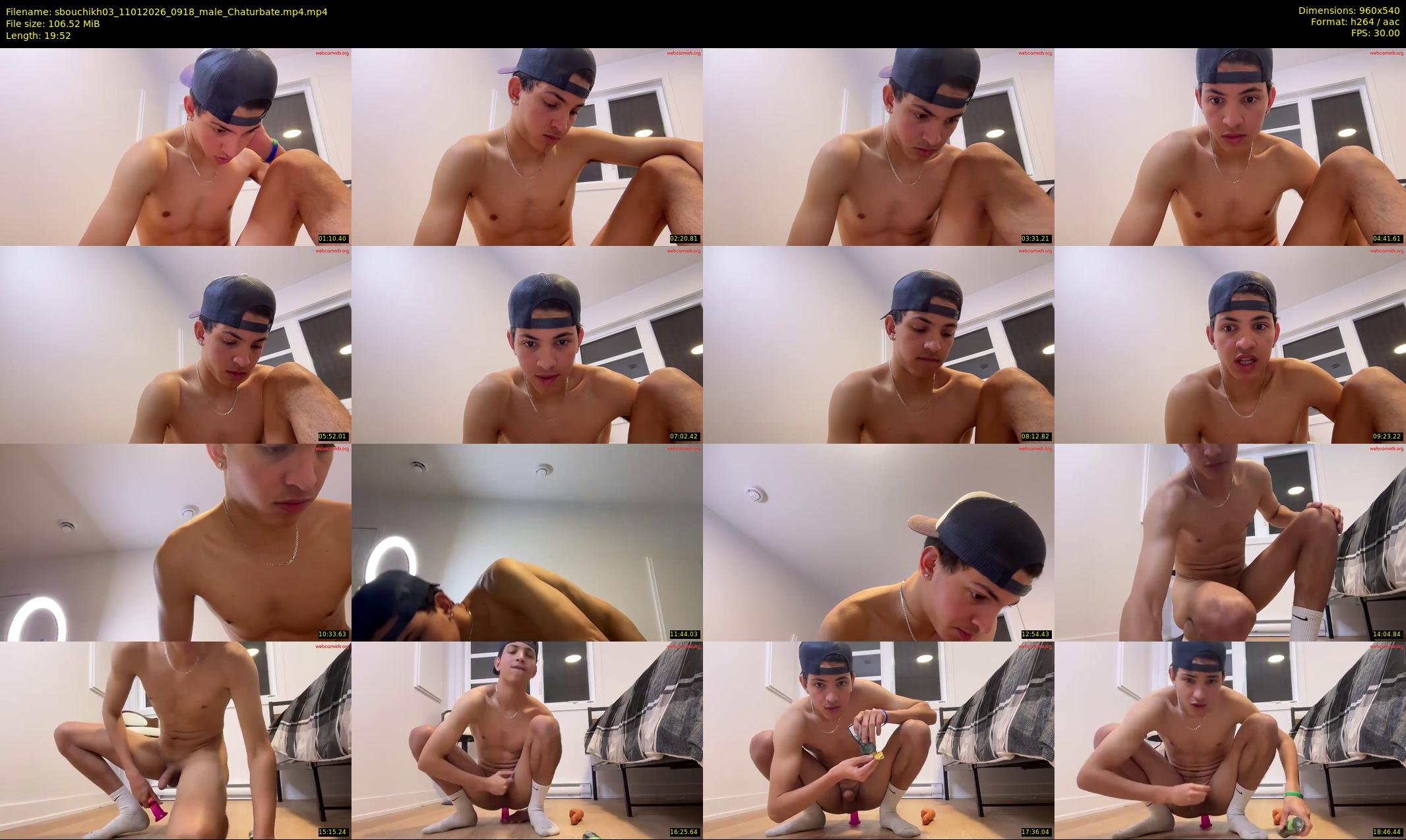 sbouchikh03 — 20 minute Chaturbate male cam show recording, 480p, Jan 11, 2026