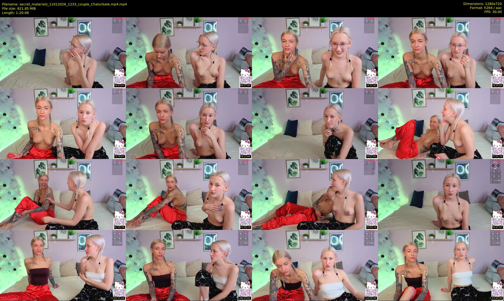 secret_materialz — 81 minute Chaturbate couple cam show recording, 720p, Jan 11, 2026