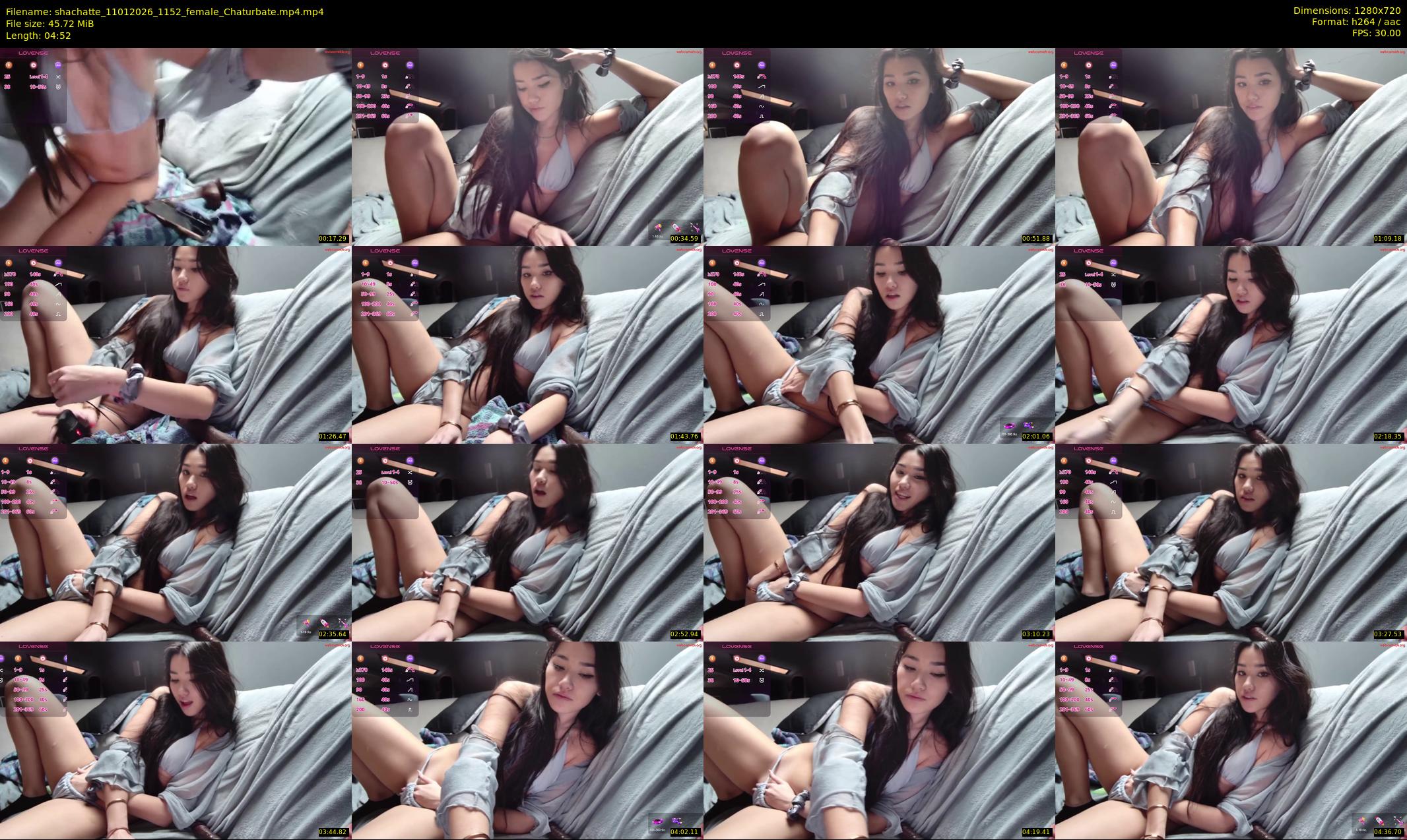 shachatte — 5 minute Chaturbate couple cam show recording, 720p, Jan 11, 2026