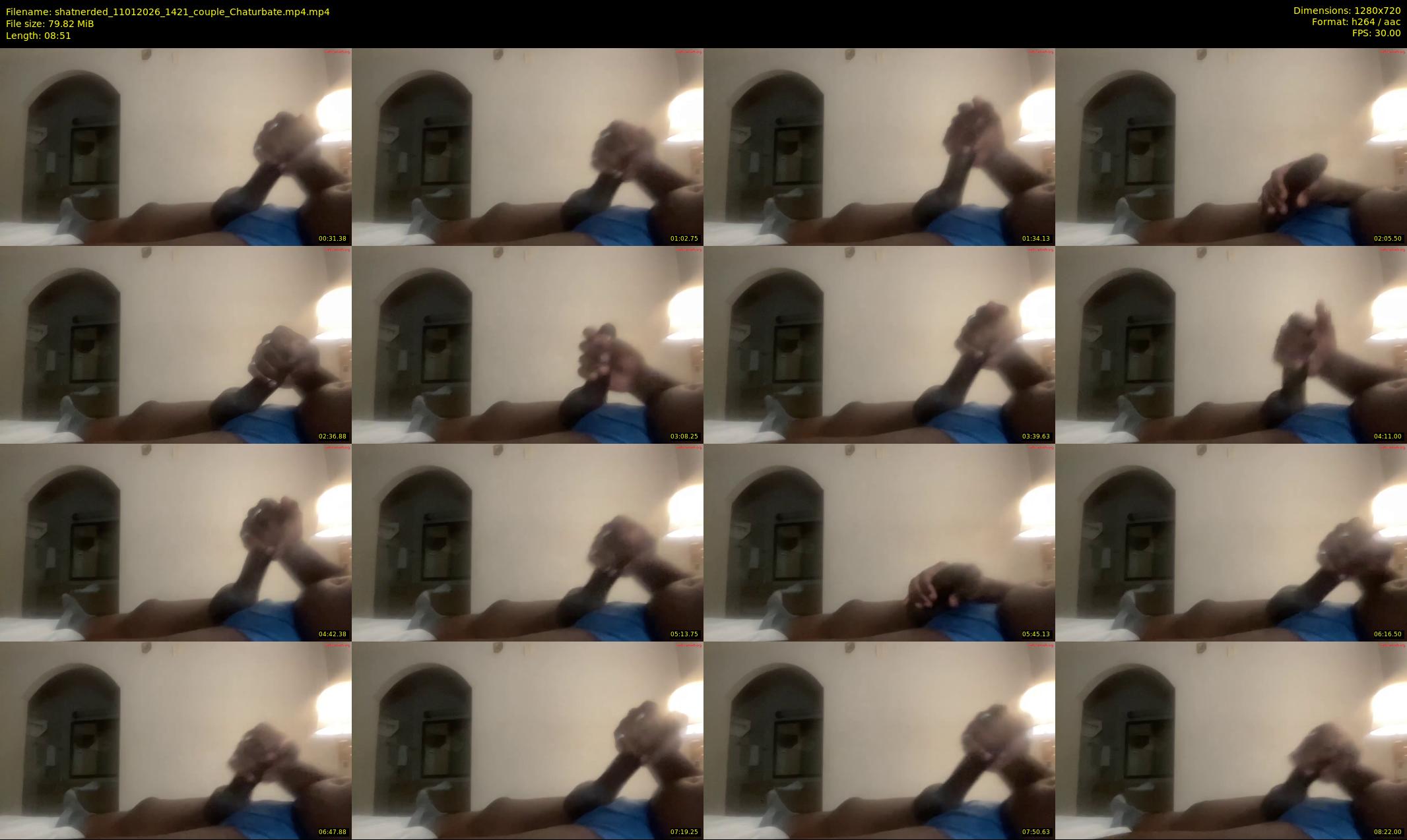 shatnerded — 9 minute Chaturbate couple cam show recording, 720p, Jan 11, 2026