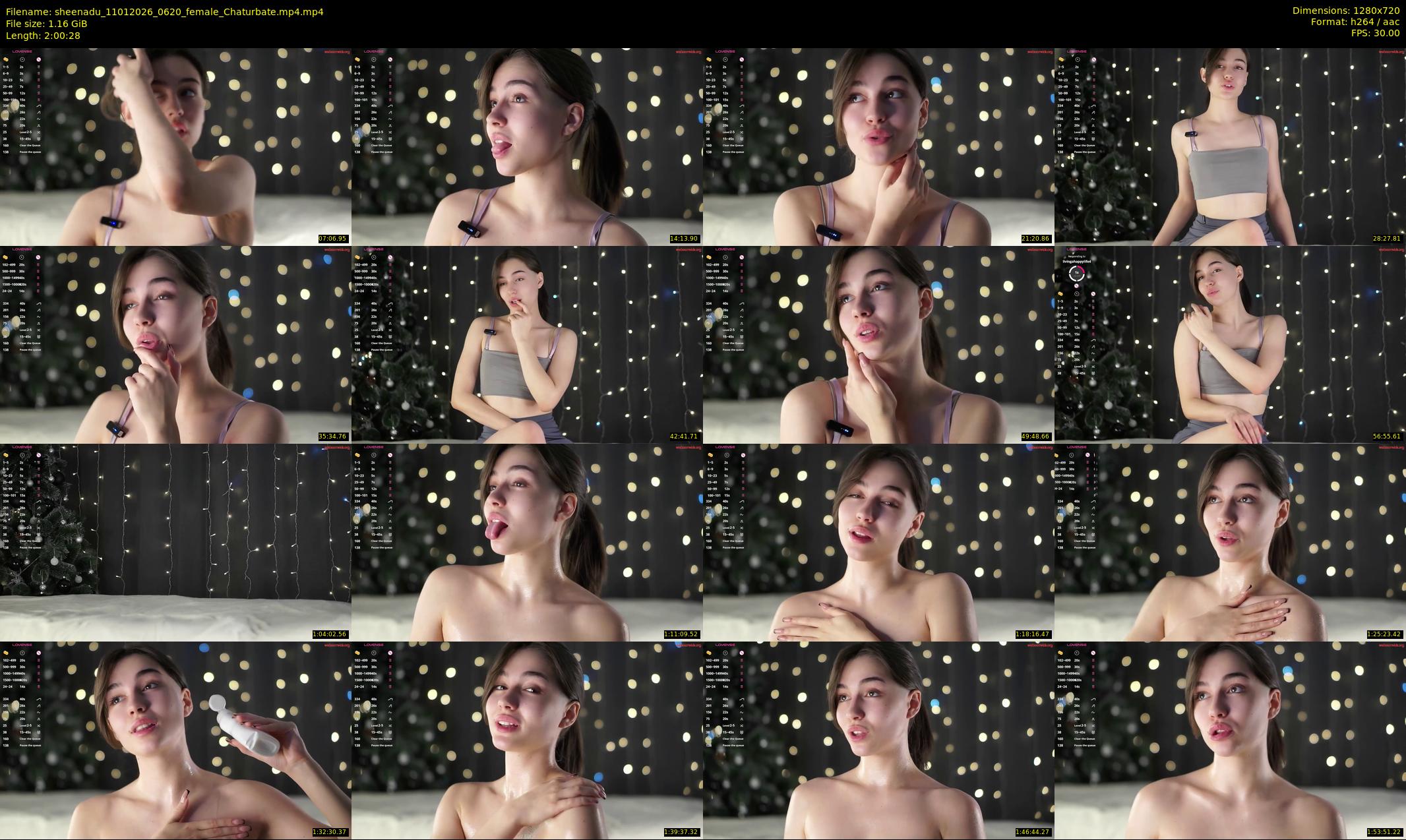 sheenadu — 121 minute Chaturbate female cam show recording, 720p, Jan 11, 2026