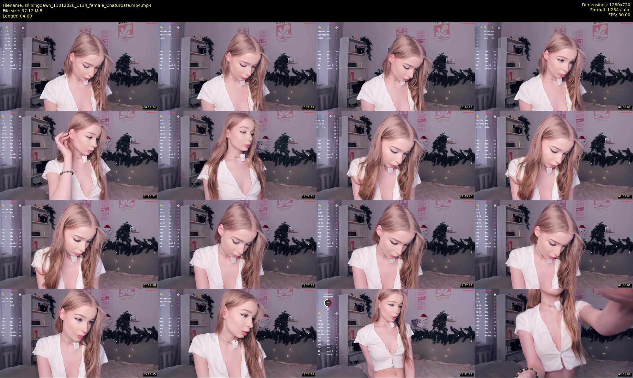 shiningdawn — 5 minute Chaturbate female cam show recording, 720p, Jan 11, 2026