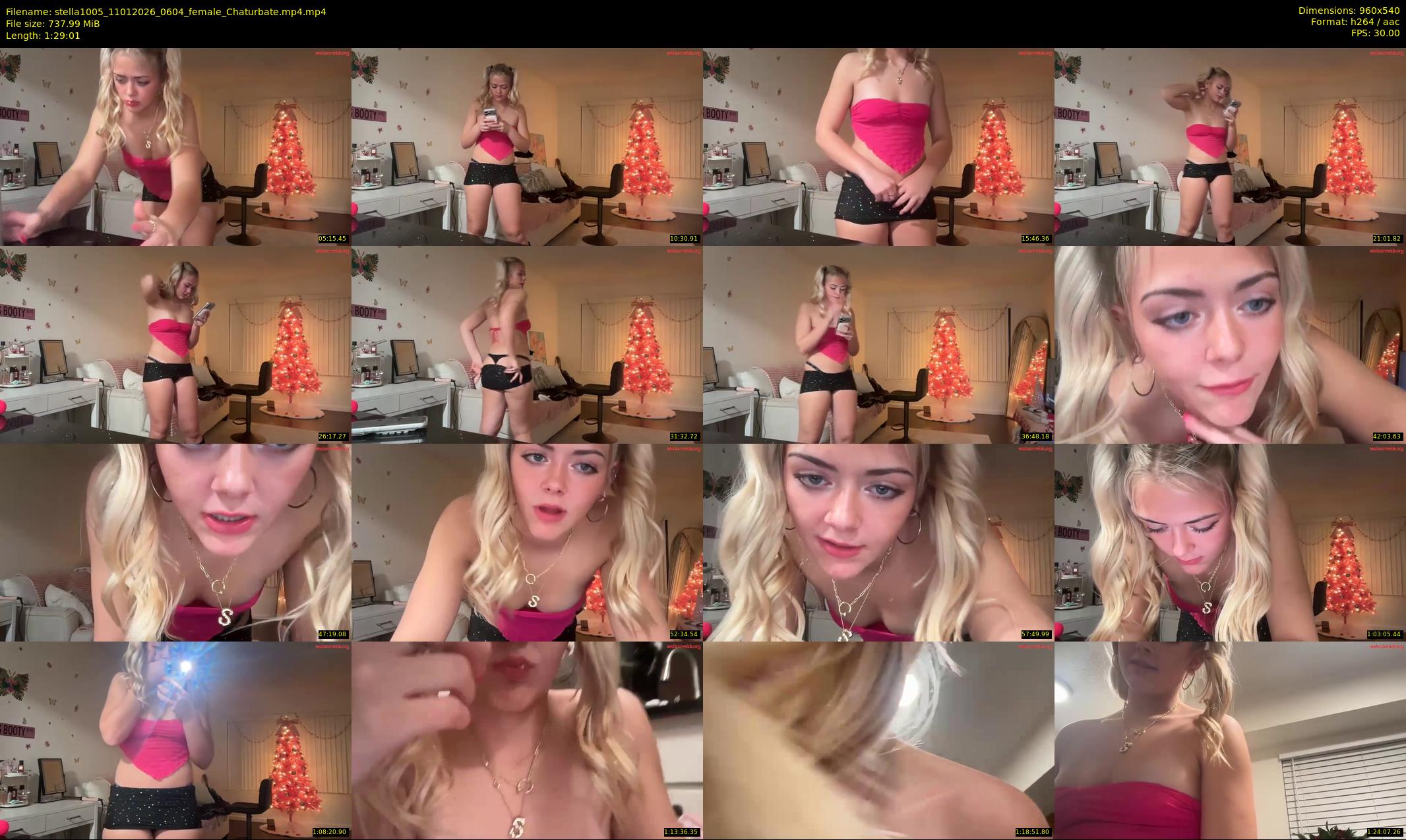 stella1005 — 90 minute Chaturbate female cam show recording, 480p, Jan 11, 2026