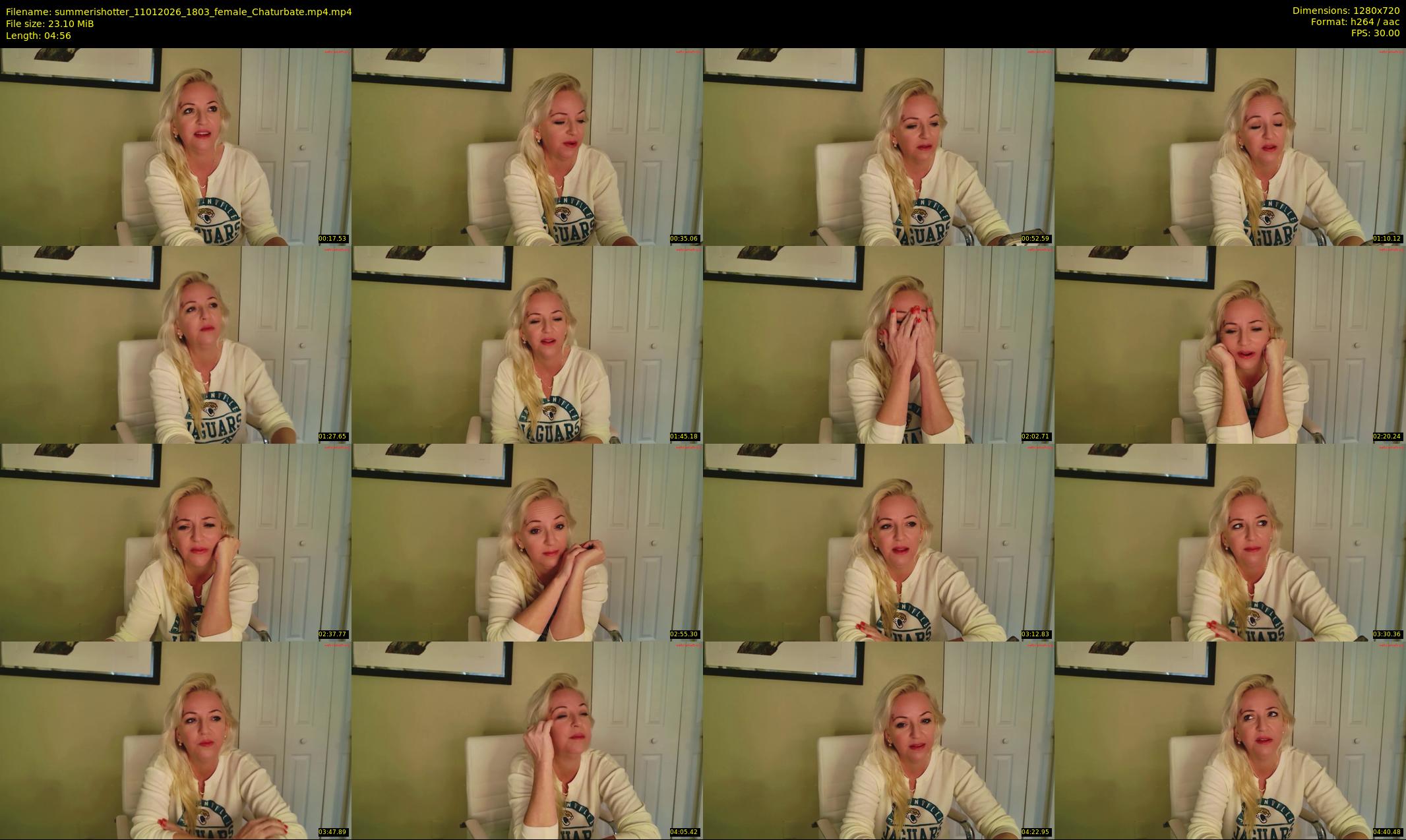 summerishotter — 5 minute Chaturbate female cam show recording, 720p, Jan 11, 2026