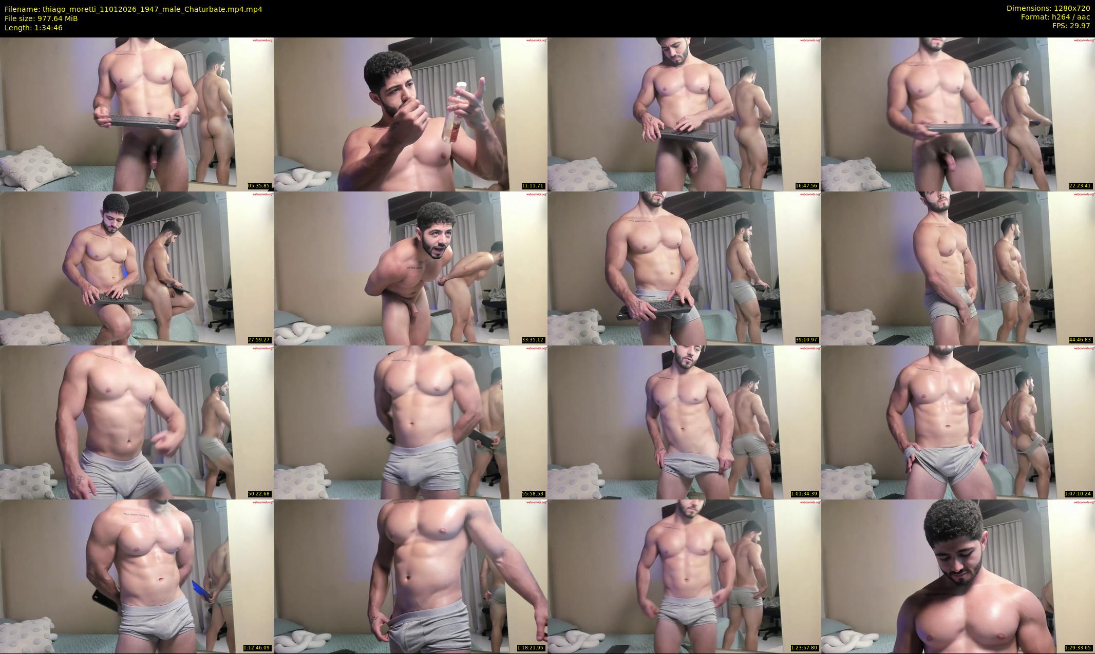 thiago_moretti — 95 minute Chaturbate male cam show recording, 720p, Jan 11, 2026