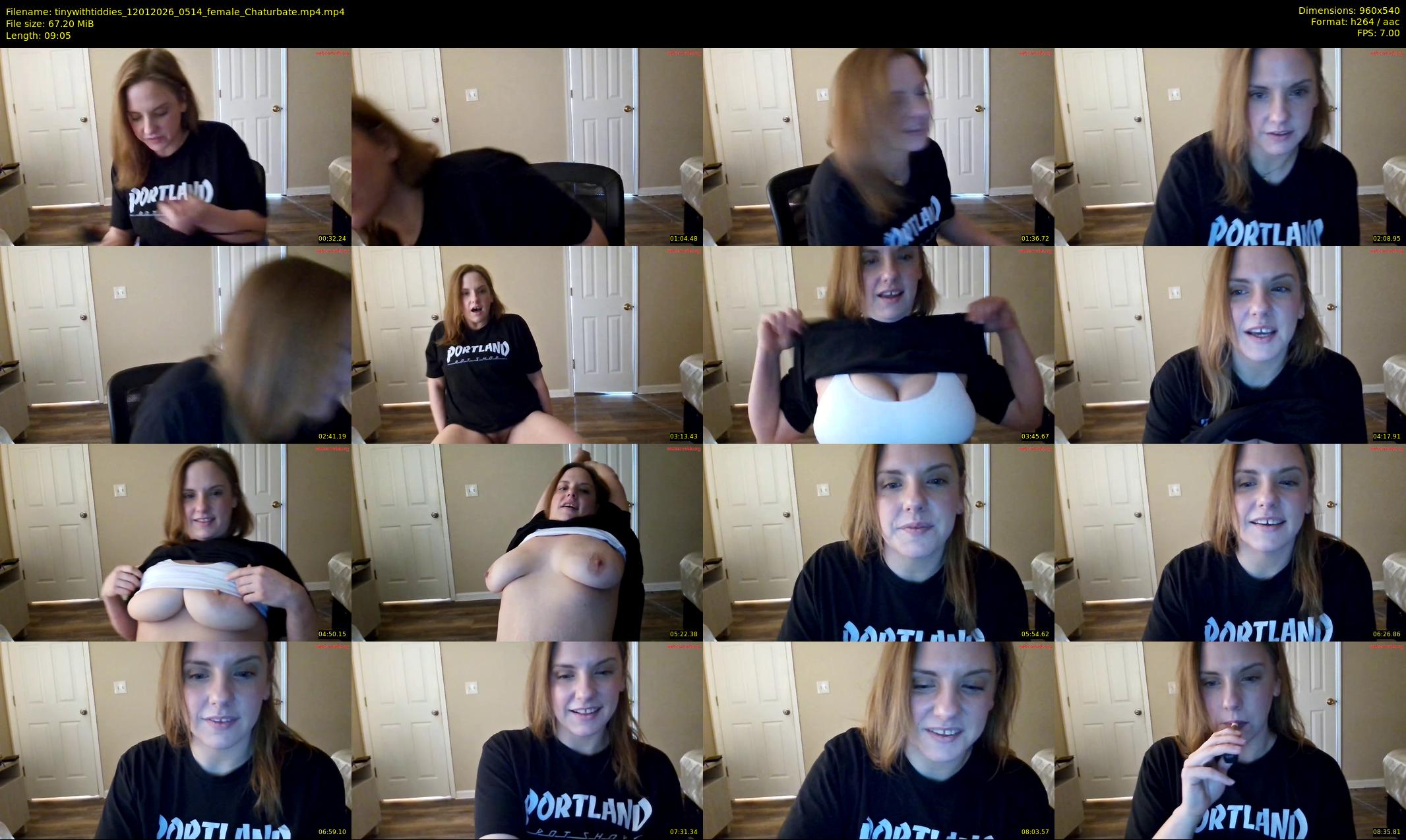 tinywithtiddies — 10 minute Chaturbate female cam show recording, 480p, Jan 12, 2026