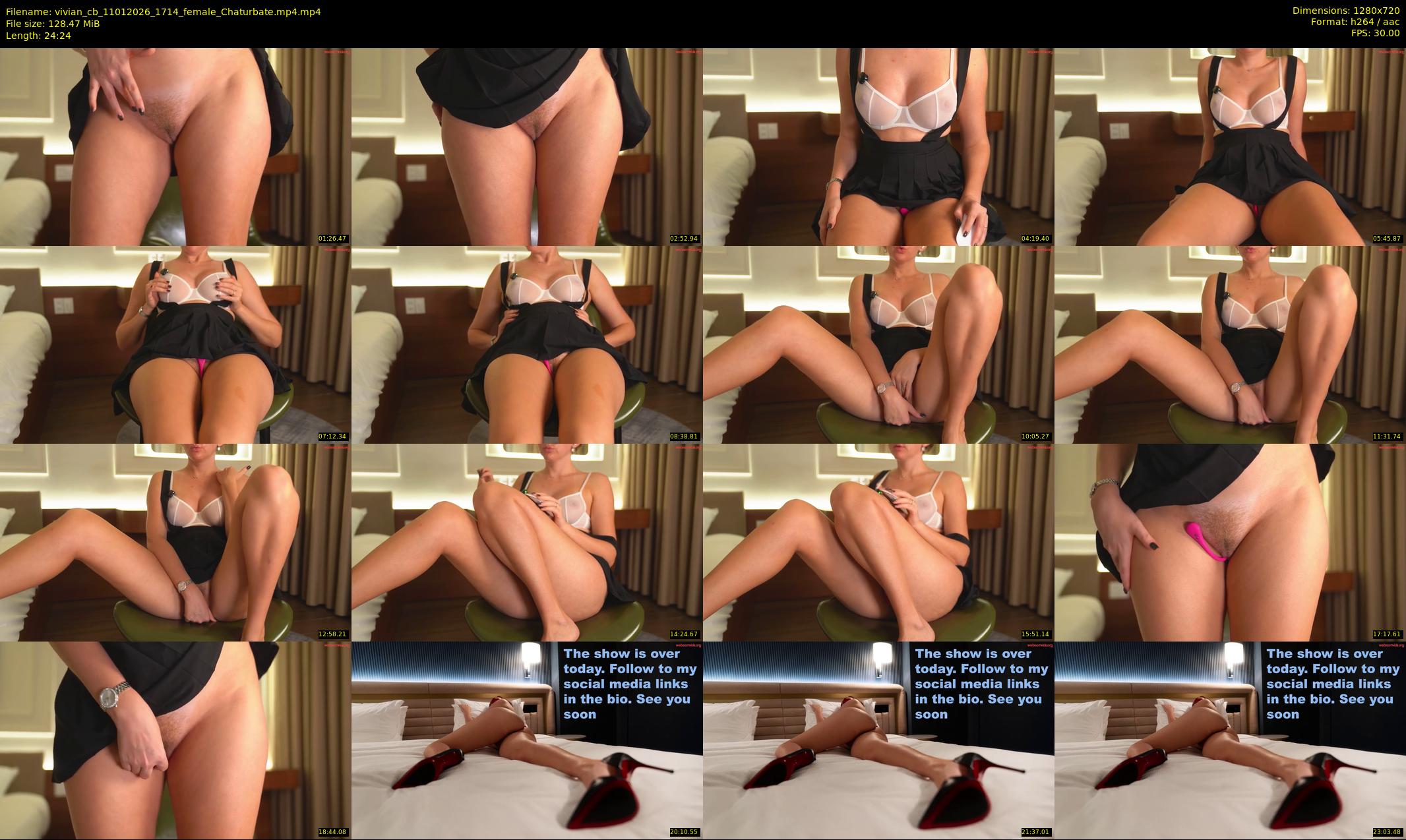 vivian_cb — 25 minute Chaturbate female cam show recording, 720p, Jan 11, 2026