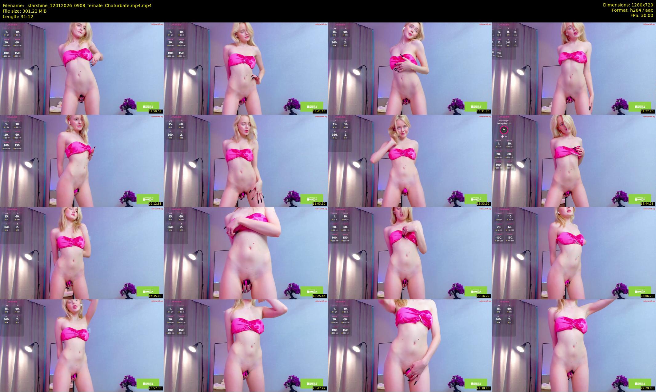 _starshine — 32 minute Chaturbate female cam show recording, 720p, Jan 12, 2026