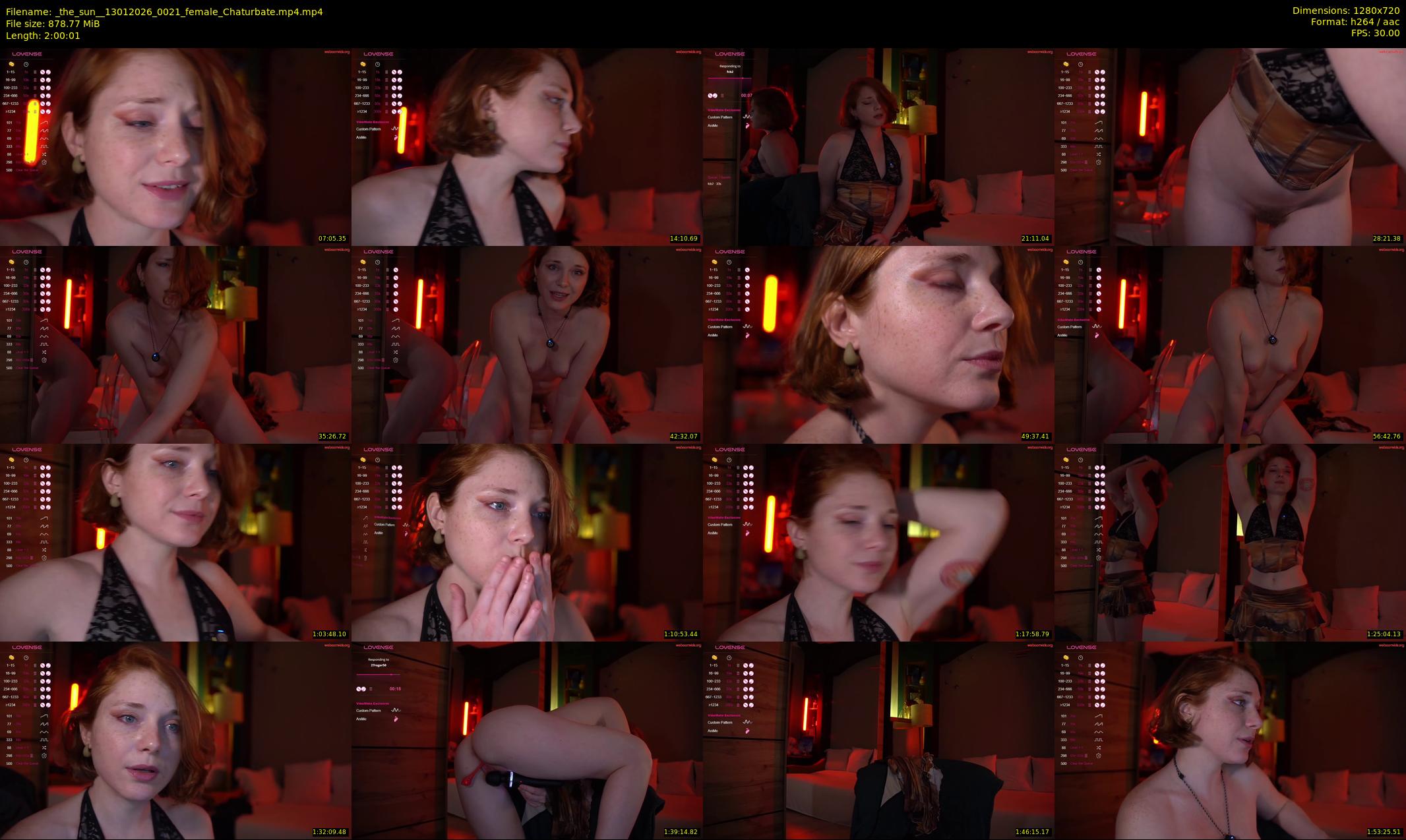 _the_sun_ — 121 minute Chaturbate female cam show recording, 720p, Jan 13, 2026