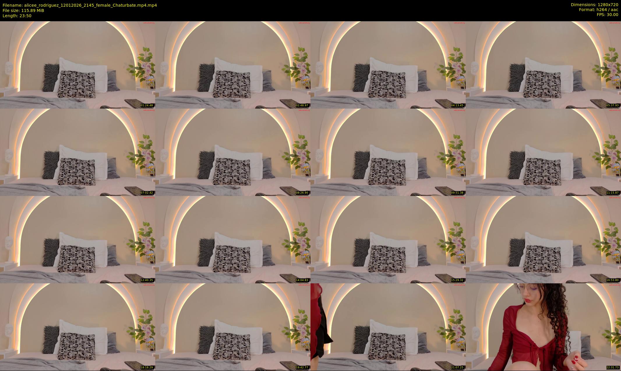 alicee_rodriguez — 24 minute Chaturbate female cam show recording, 720p, Jan 12, 2026