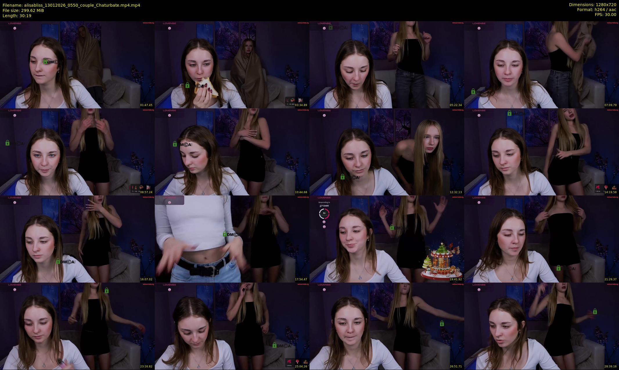 alisabliss — 31 minute Chaturbate female cam show recording, 720p, Jan 13, 2026