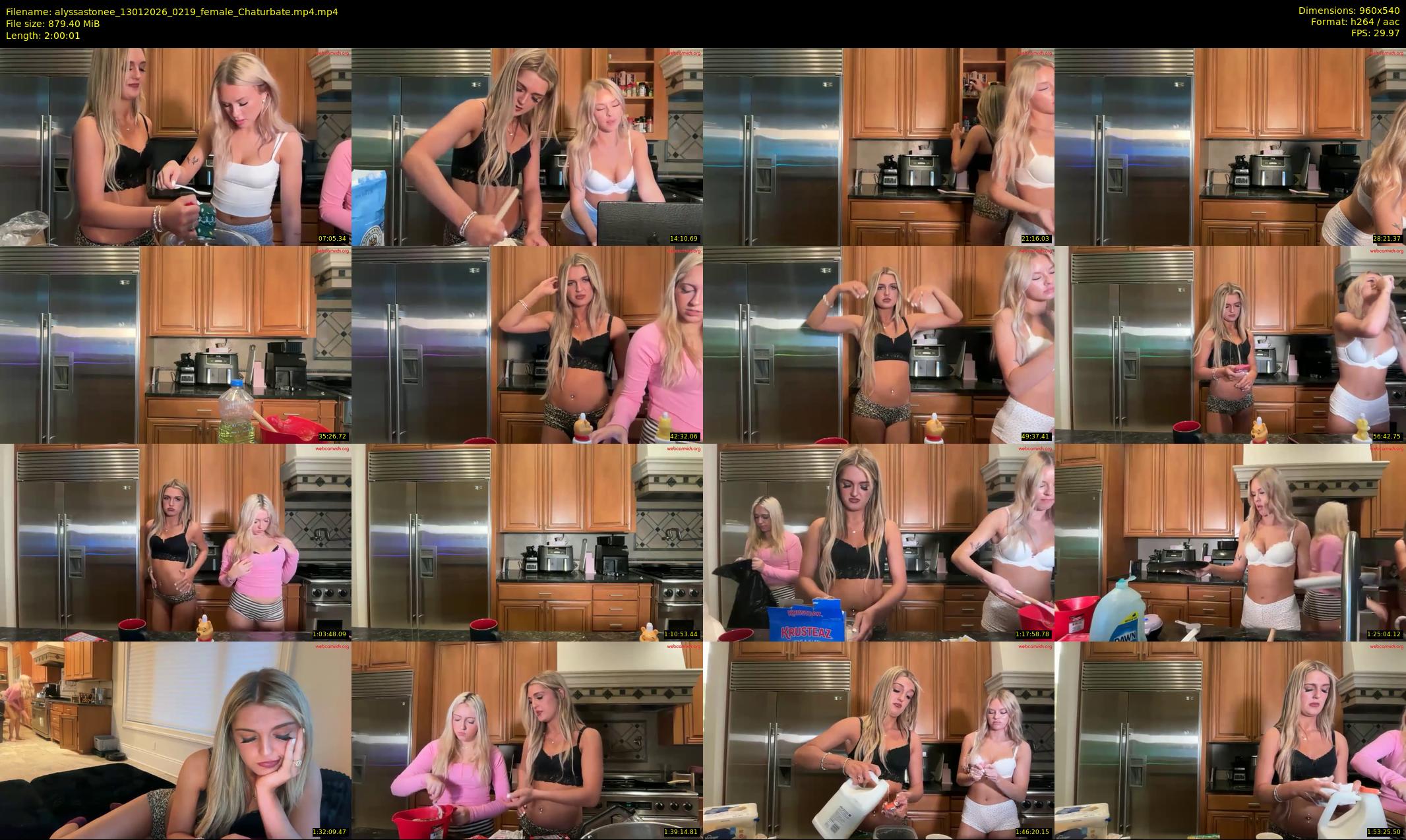 alyssastonee — 121 minute Chaturbate female cam show recording, 480p, Jan 13, 2026