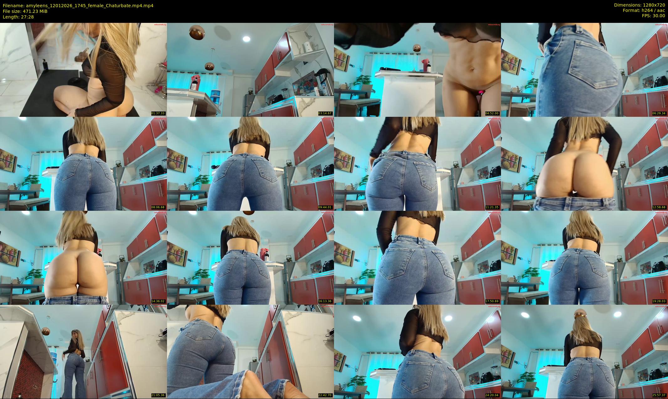 amyleens — 28 minute Chaturbate female cam show recording, 720p, Jan 12, 2026
