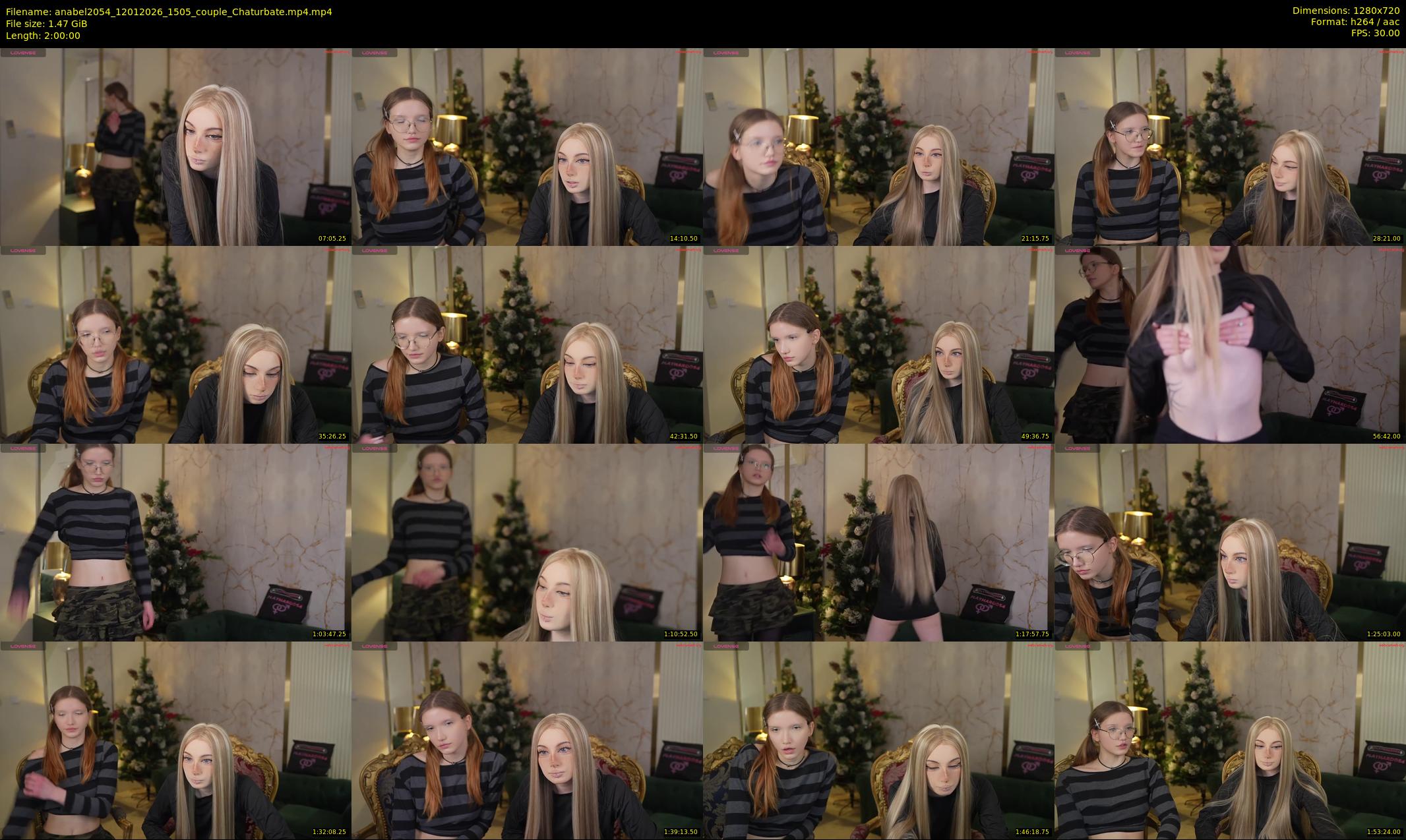anabel2054 — 120 minute Chaturbate female cam show recording, 720p, Jan 12, 2026