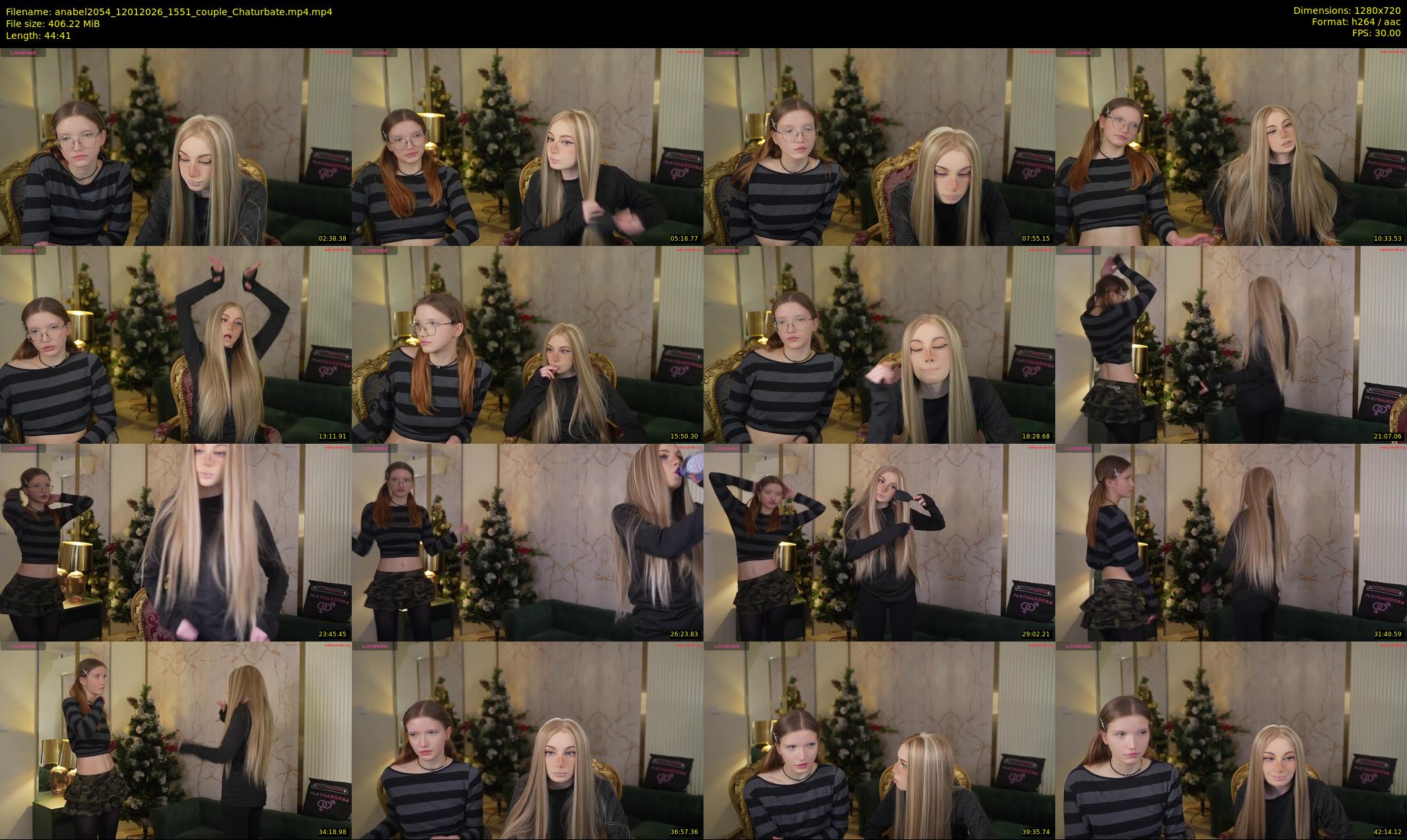 anabel2054 — 45 minute Chaturbate female cam show recording, 720p, Jan 12, 2026