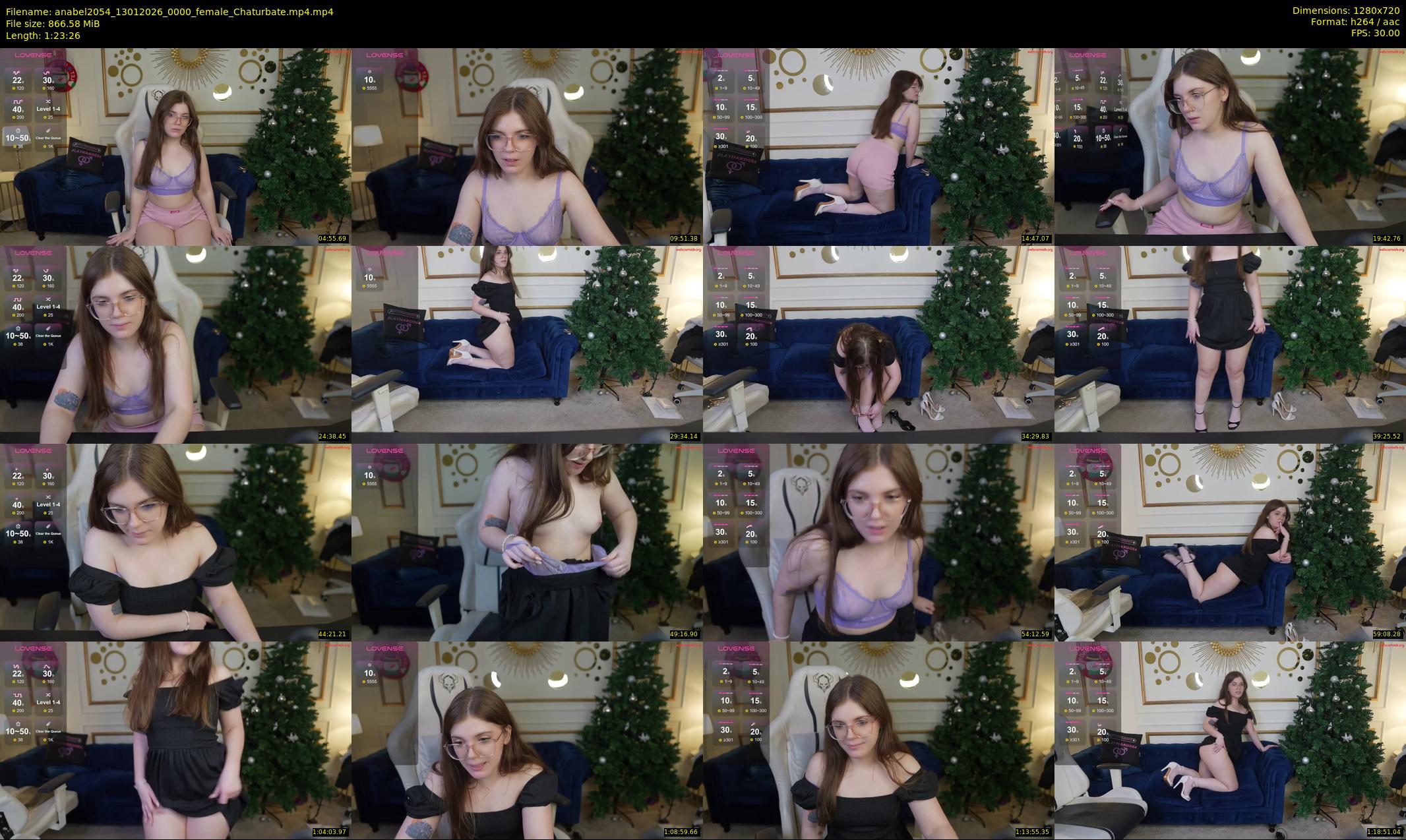 anabel2054 — 84 minute Chaturbate female cam show recording, 720p, Jan 13, 2026