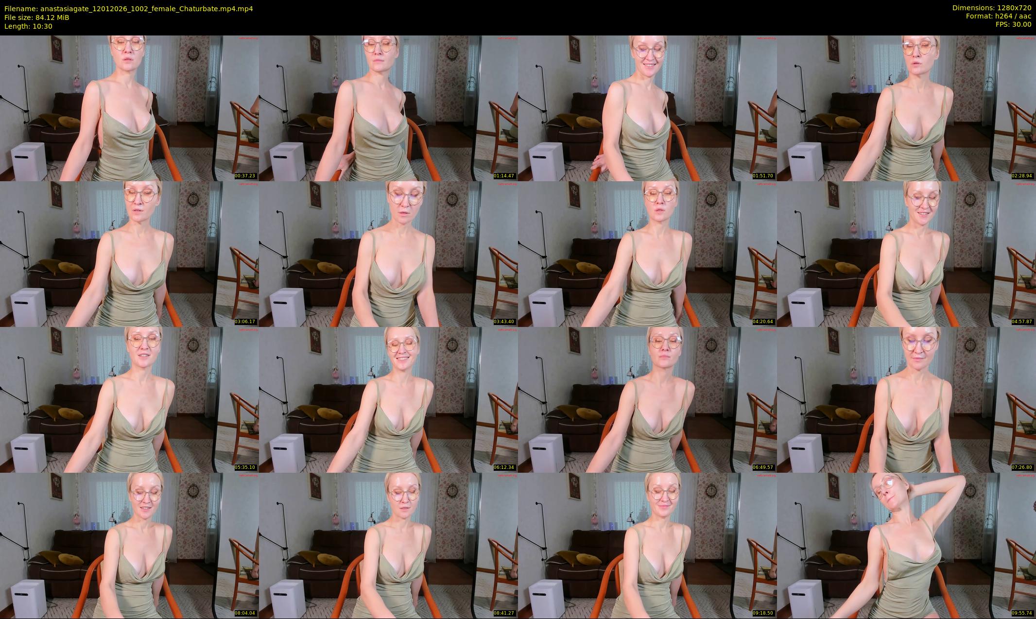 anastasiagate — 11 minute Chaturbate female cam show recording, 720p, Jan 12, 2026