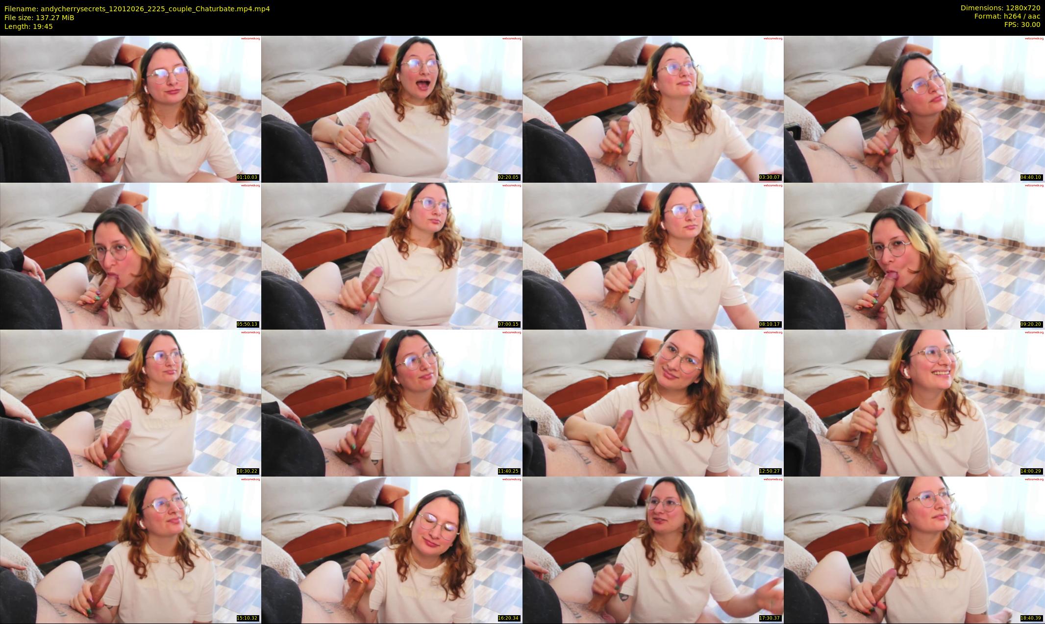 andycherrysecrets — 20 minute Chaturbate couple cam show recording, 720p, Jan 12, 2026