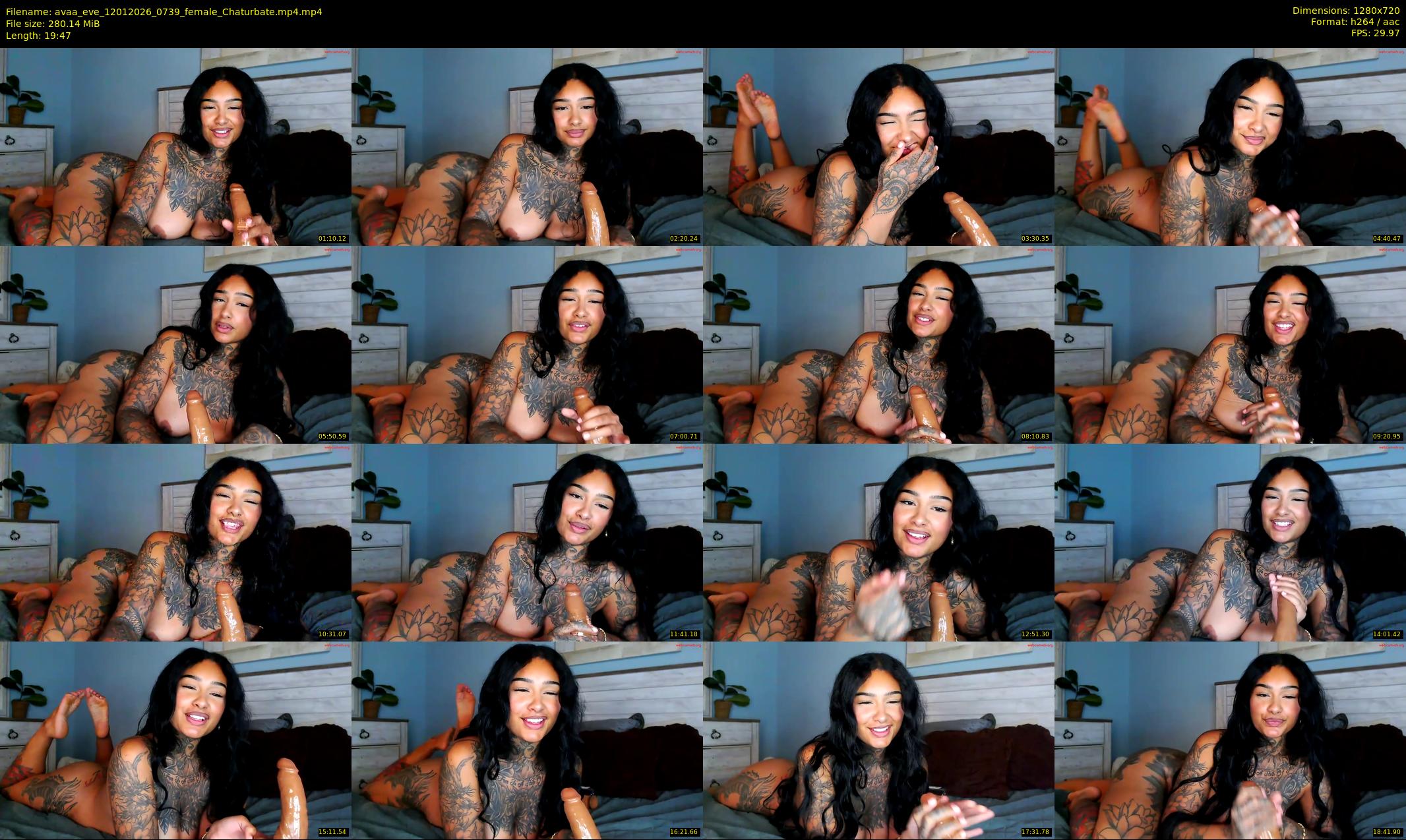 avaa_eve — 20 minute Chaturbate female cam show recording, 720p, Jan 12, 2026