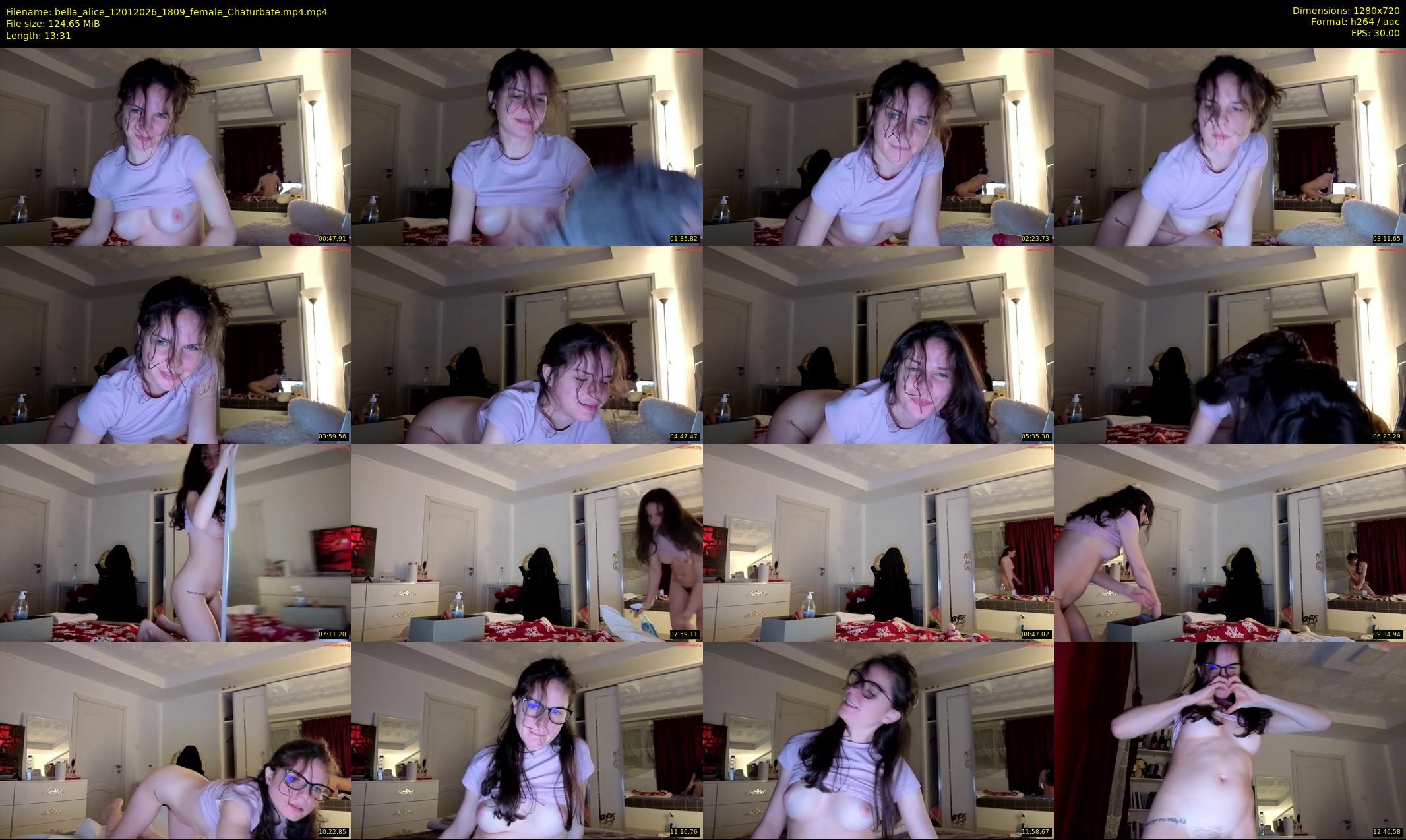 bella_alice — 14 minute Chaturbate female cam show recording, 720p, Jan 12, 2026