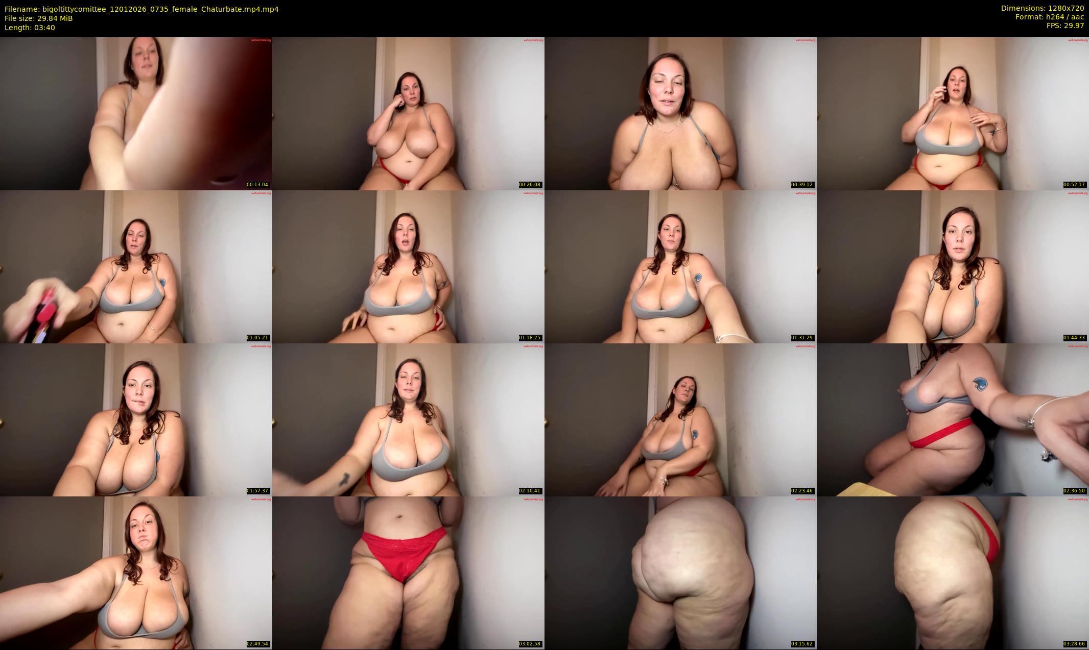 bigoltittycomittee — 4 minute Chaturbate female cam show recording, 720p, Jan 12, 2026