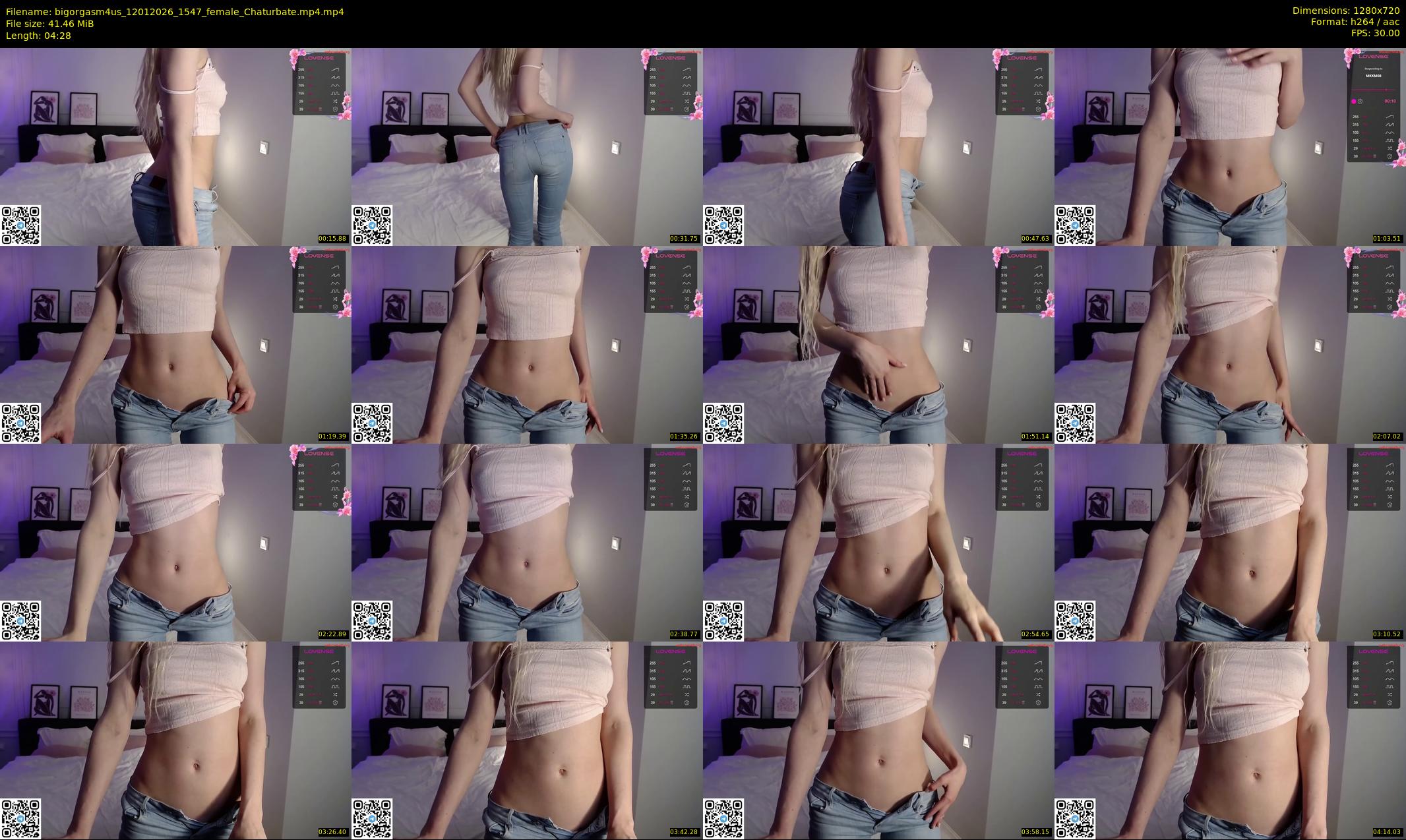 bigorgasm4us — 5 minute Chaturbate female cam show recording, 720p, Jan 12, 2026