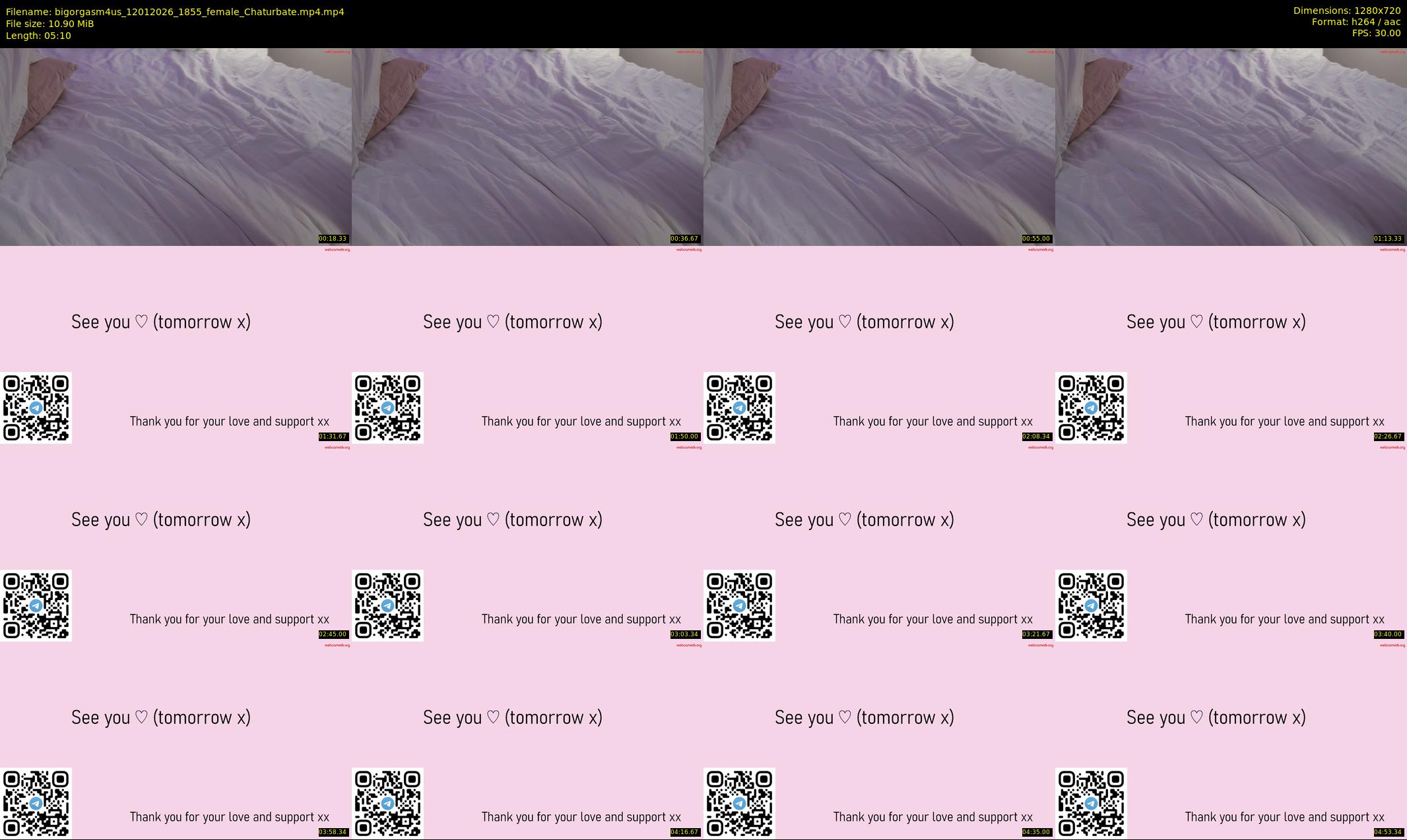 bigorgasm4us — 6 minute Chaturbate female cam show recording, 720p, Jan 12, 2026