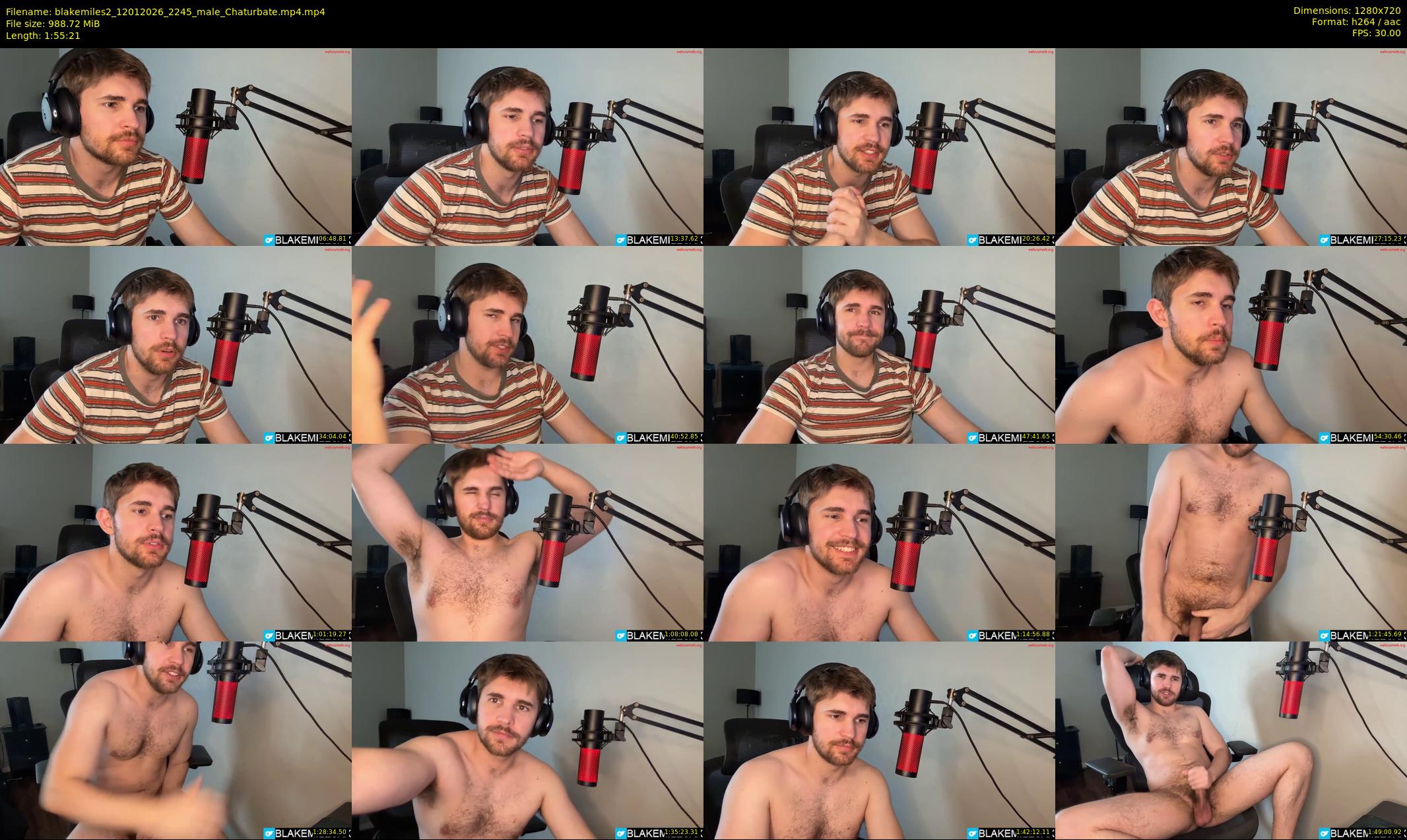 blakemiles2 — 116 minute Chaturbate male cam show recording, 720p, Jan 12, 2026