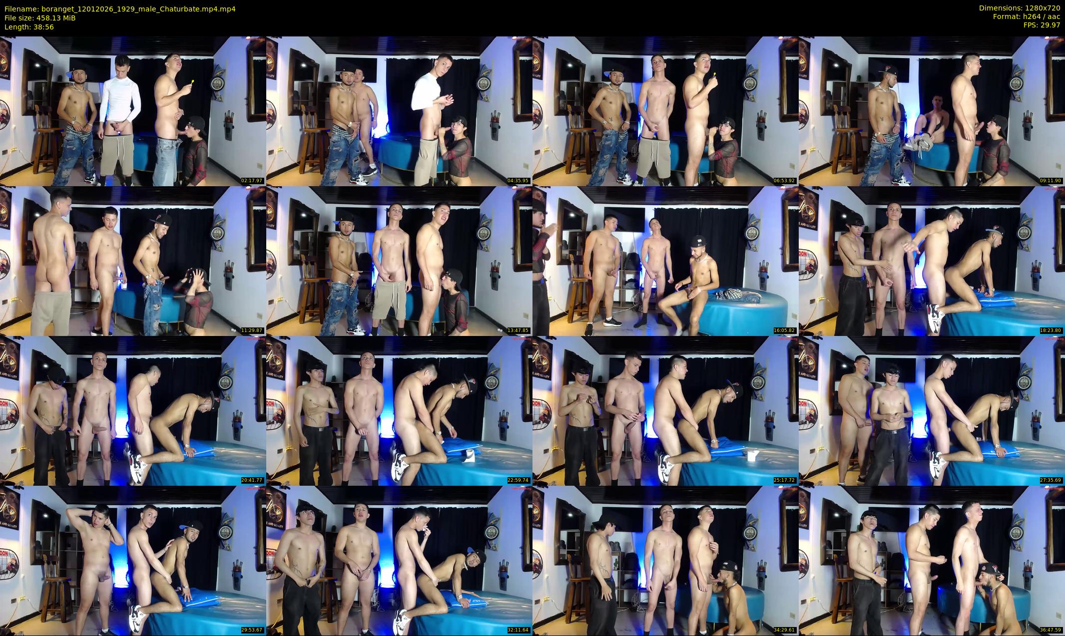 boranget — 39 minute Chaturbate male cam show recording, 720p, Jan 12, 2026