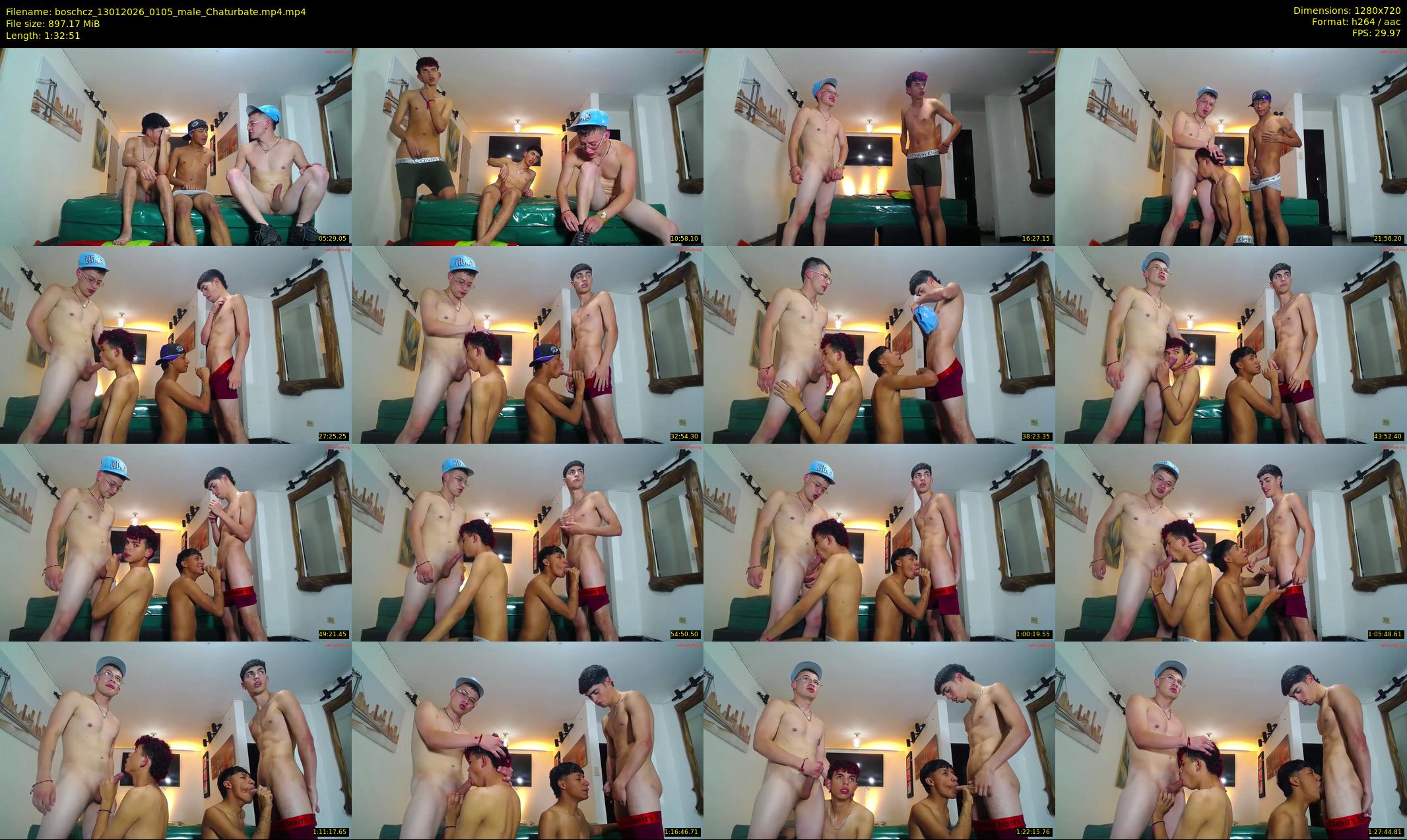 boschcz — 93 minute Chaturbate male cam show recording, 720p, Jan 13, 2026