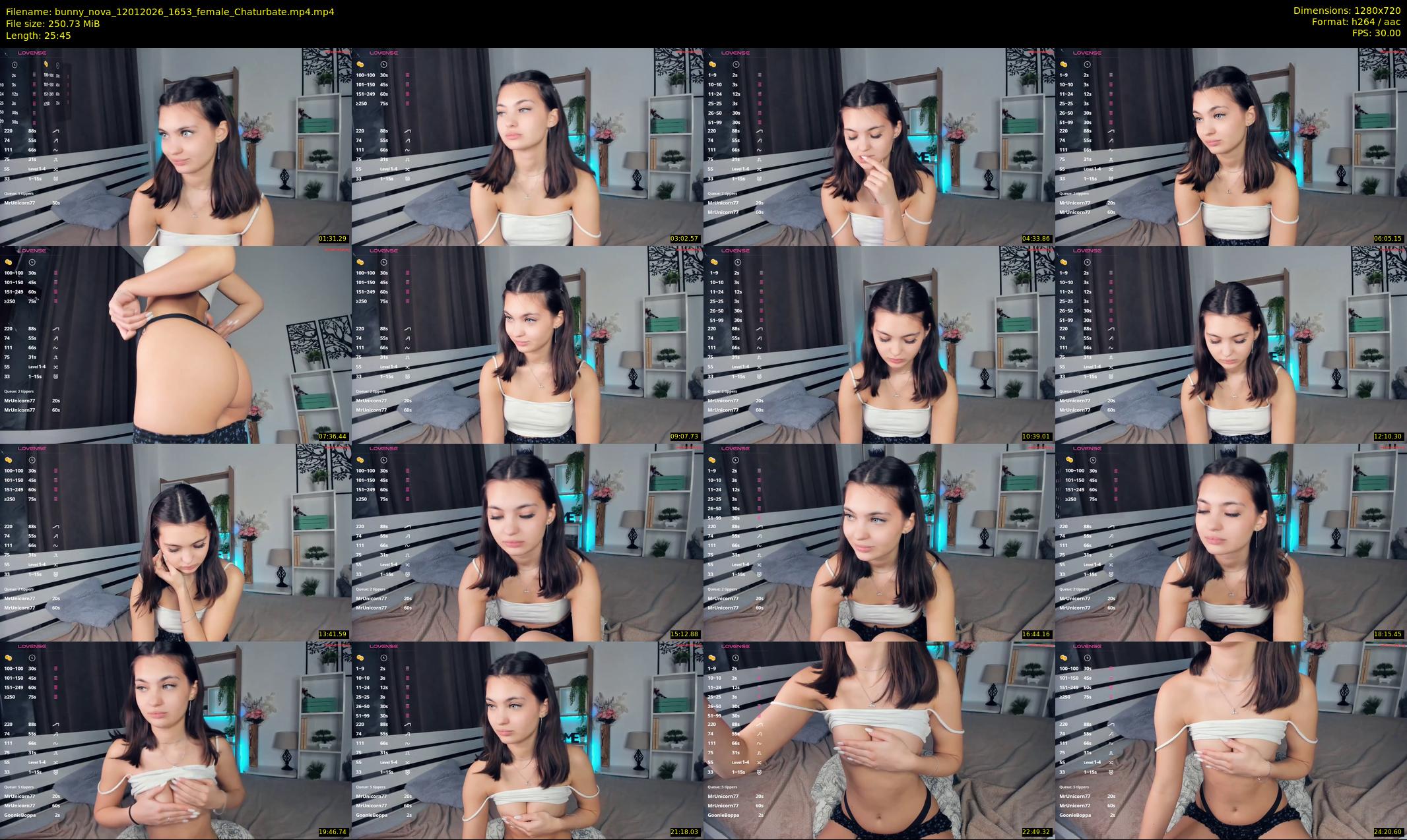 bunny_nova — 26 minute Chaturbate female cam show recording, 720p, Jan 12, 2026