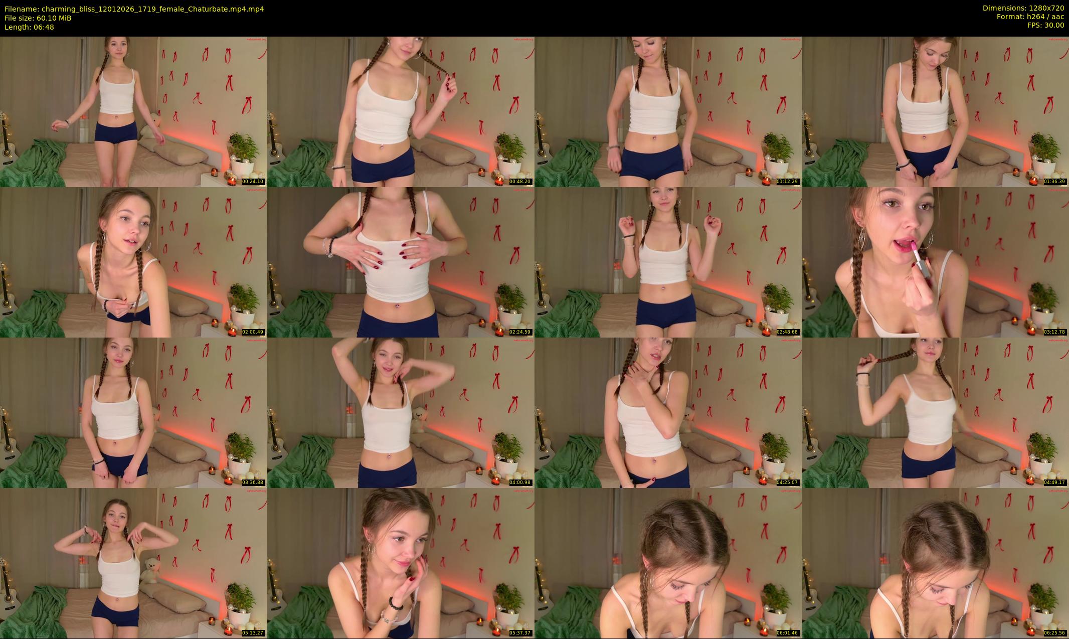 charming_bliss — 7 minute Chaturbate female cam show recording, 720p, Jan 12, 2026