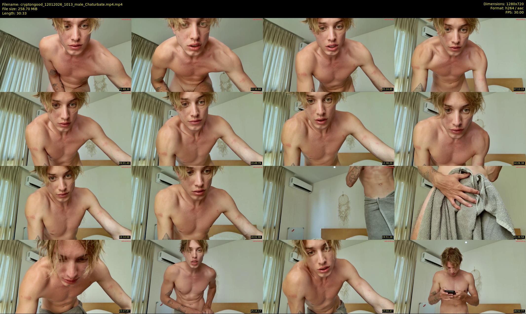 cryptongood — 31 minute Chaturbate male cam show recording, 720p, Jan 12, 2026