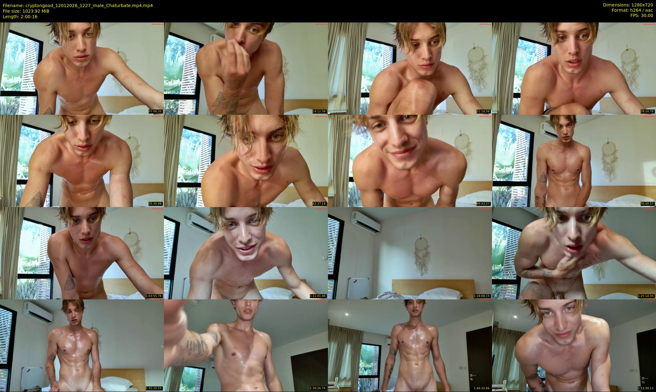 cryptongood — 121 minute Chaturbate male cam show recording, 720p, Jan 12, 2026