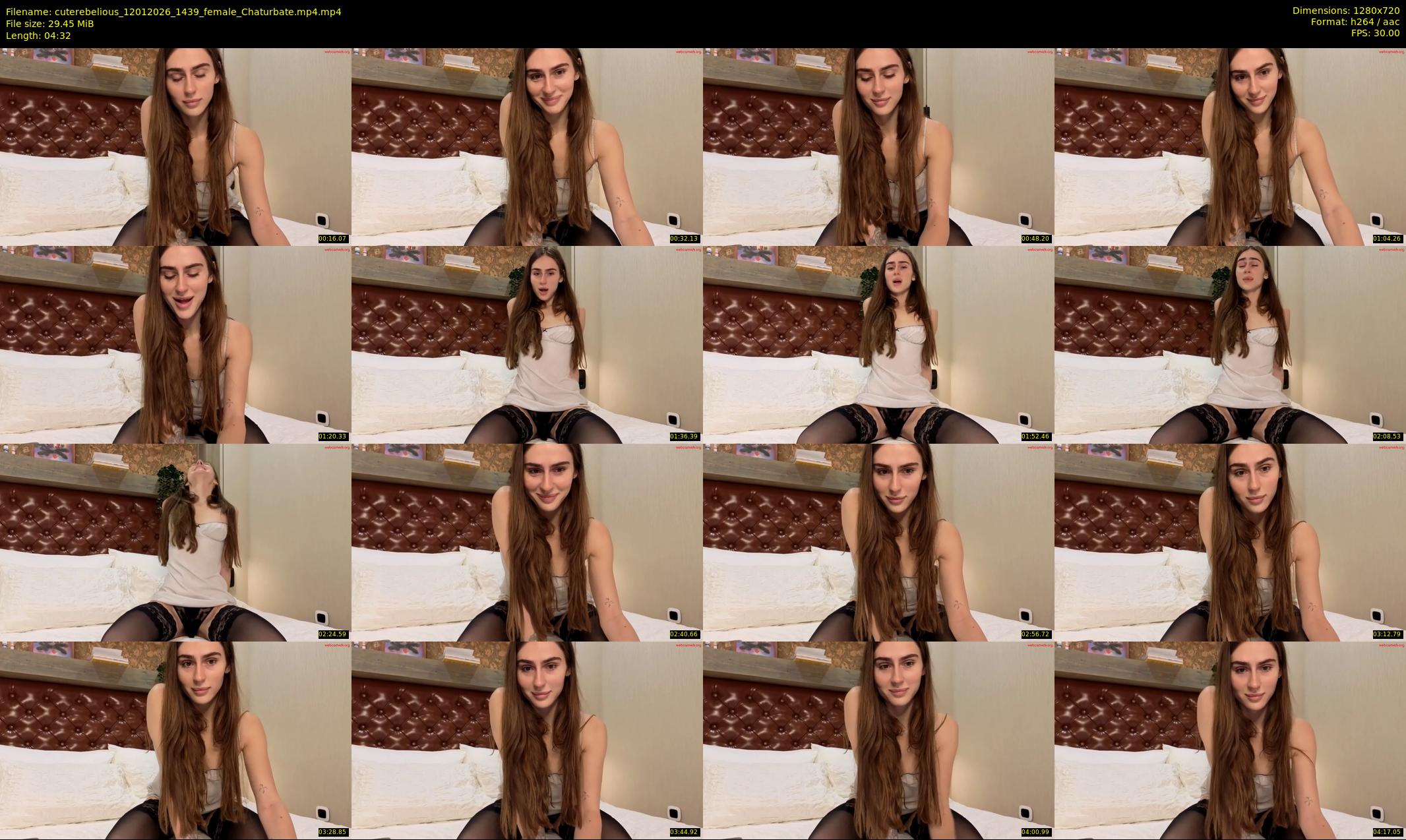 cuterebelious — 5 minute Chaturbate female cam show recording, 720p, Jan 12, 2026