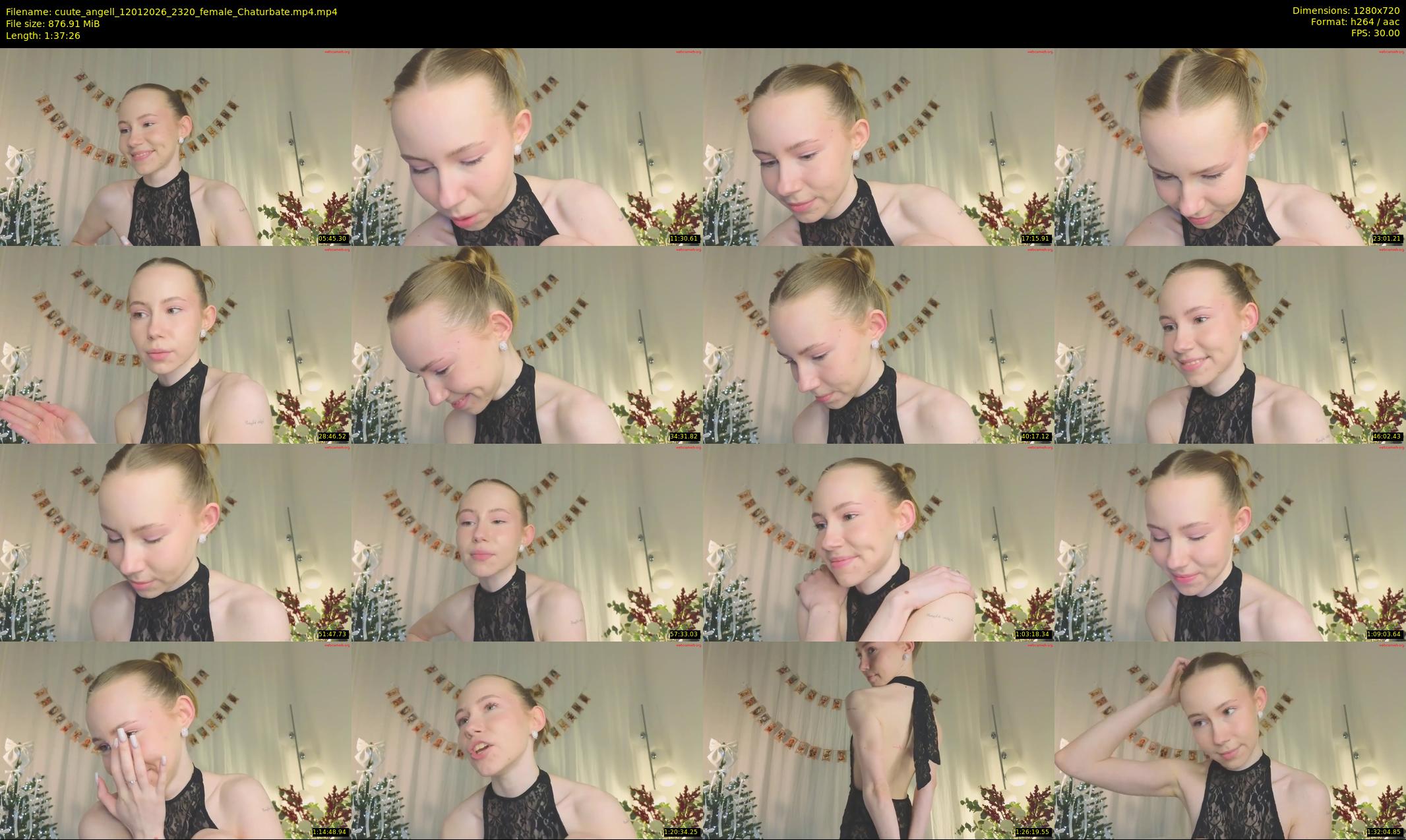 cuute_angell — 98 minute Chaturbate female cam show recording, 720p, Jan 12, 2026
