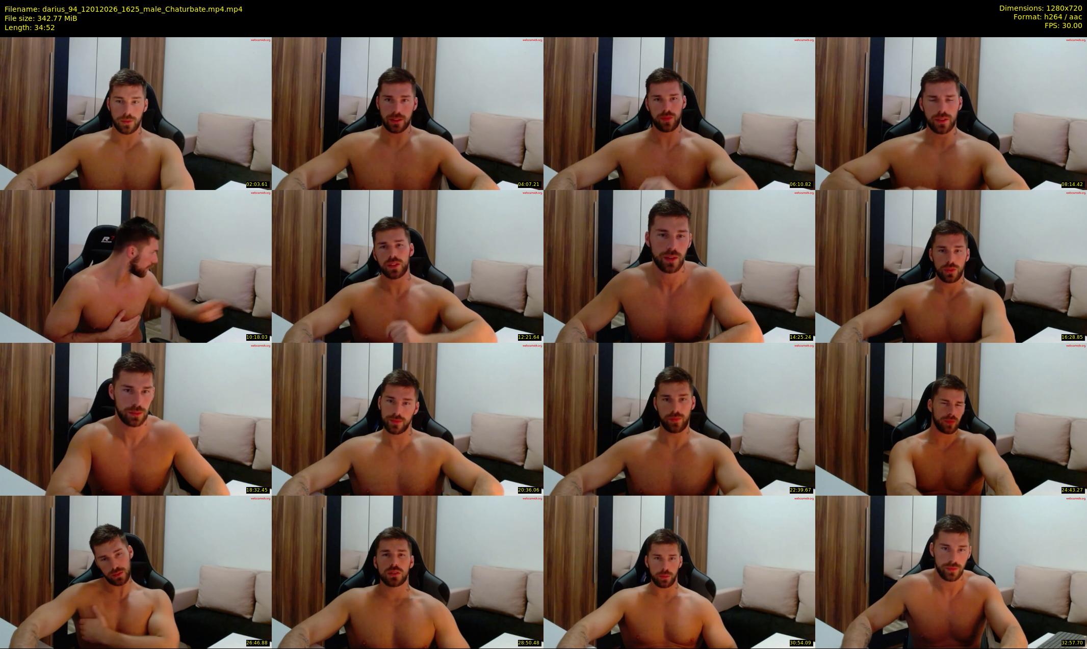 darius_94 — 35 minute Chaturbate male cam show recording, 720p, Jan 12, 2026