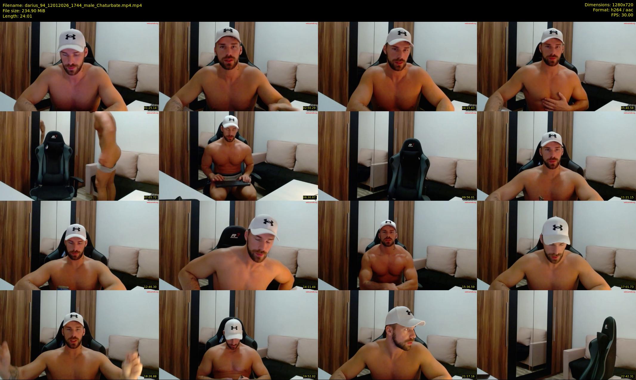 darius_94 — 25 minute Chaturbate male cam show recording, 720p, Jan 12, 2026