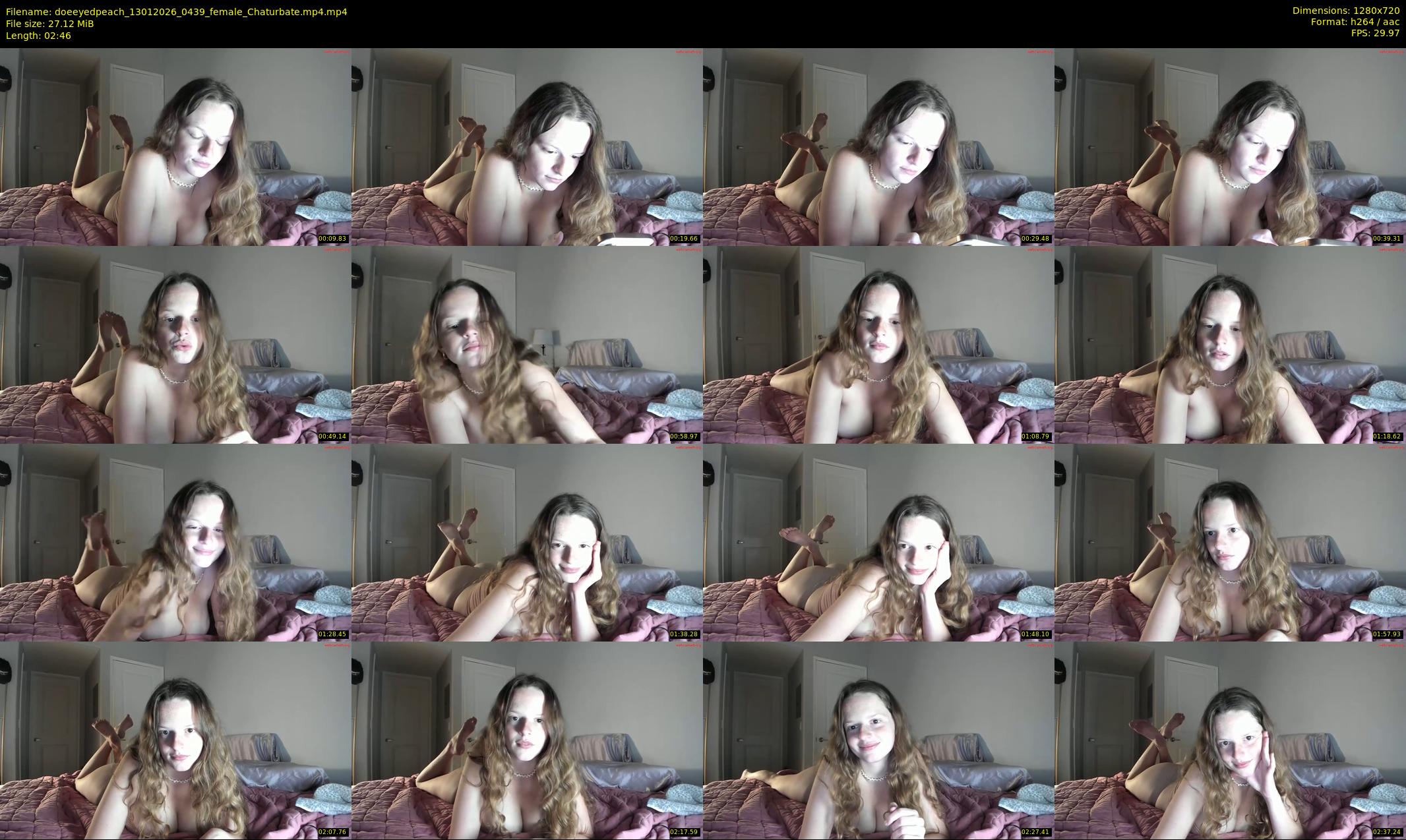 doeeyedpeach — 3 minute Chaturbate female cam show recording, 720p, Jan 13, 2026